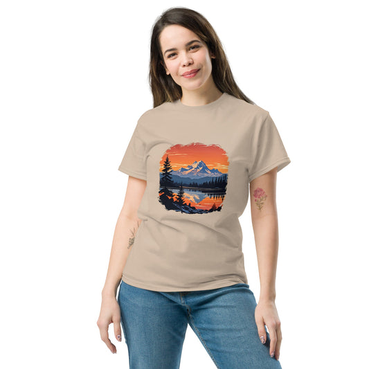 Mountains On The Lake Women's Classic Tee - Women's Shirts - Discovery Co.