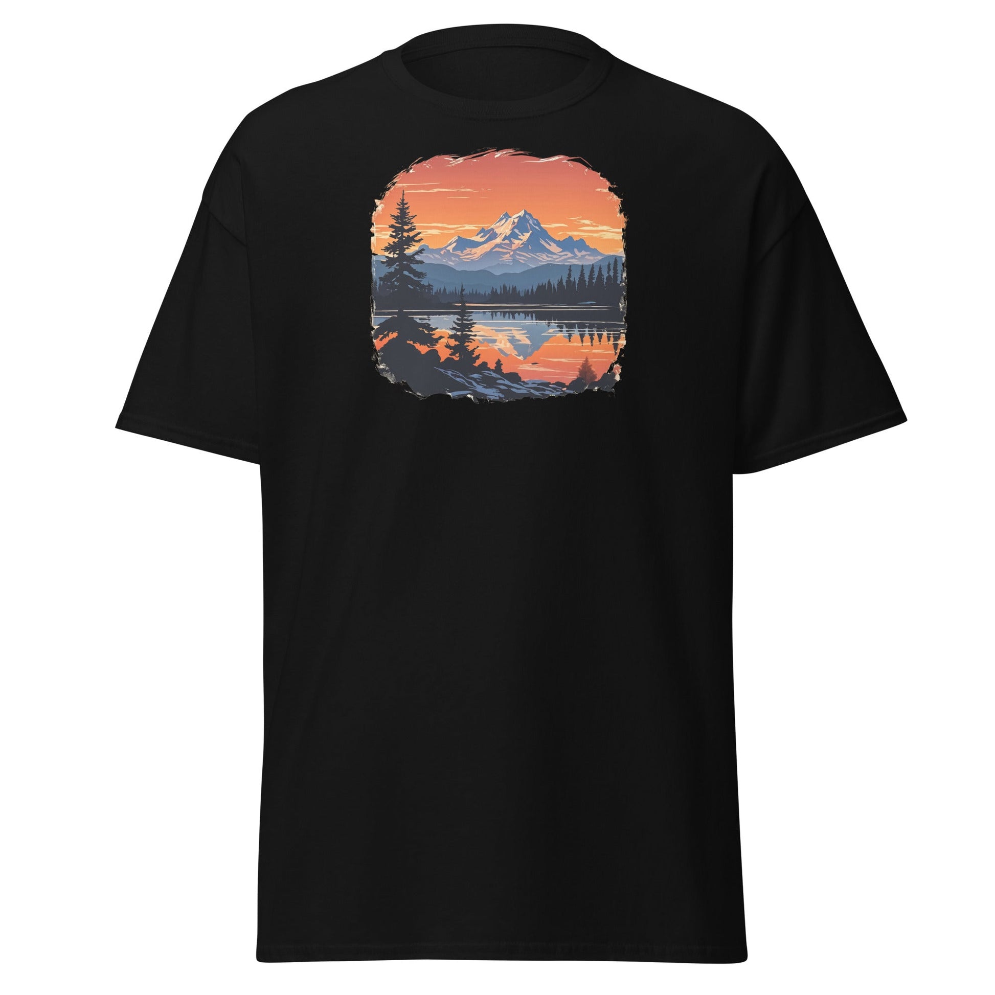 Mountains On The Lake Women's (Unisex) Classic Tee - Women's Shirts - Discovery Co.