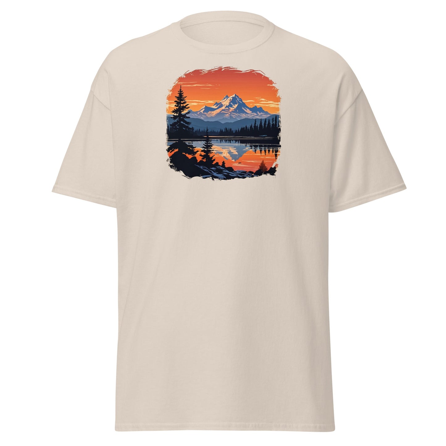 Mountains On The Lake Women's (Unisex) Classic Tee - Women's Shirts - Discovery Co.