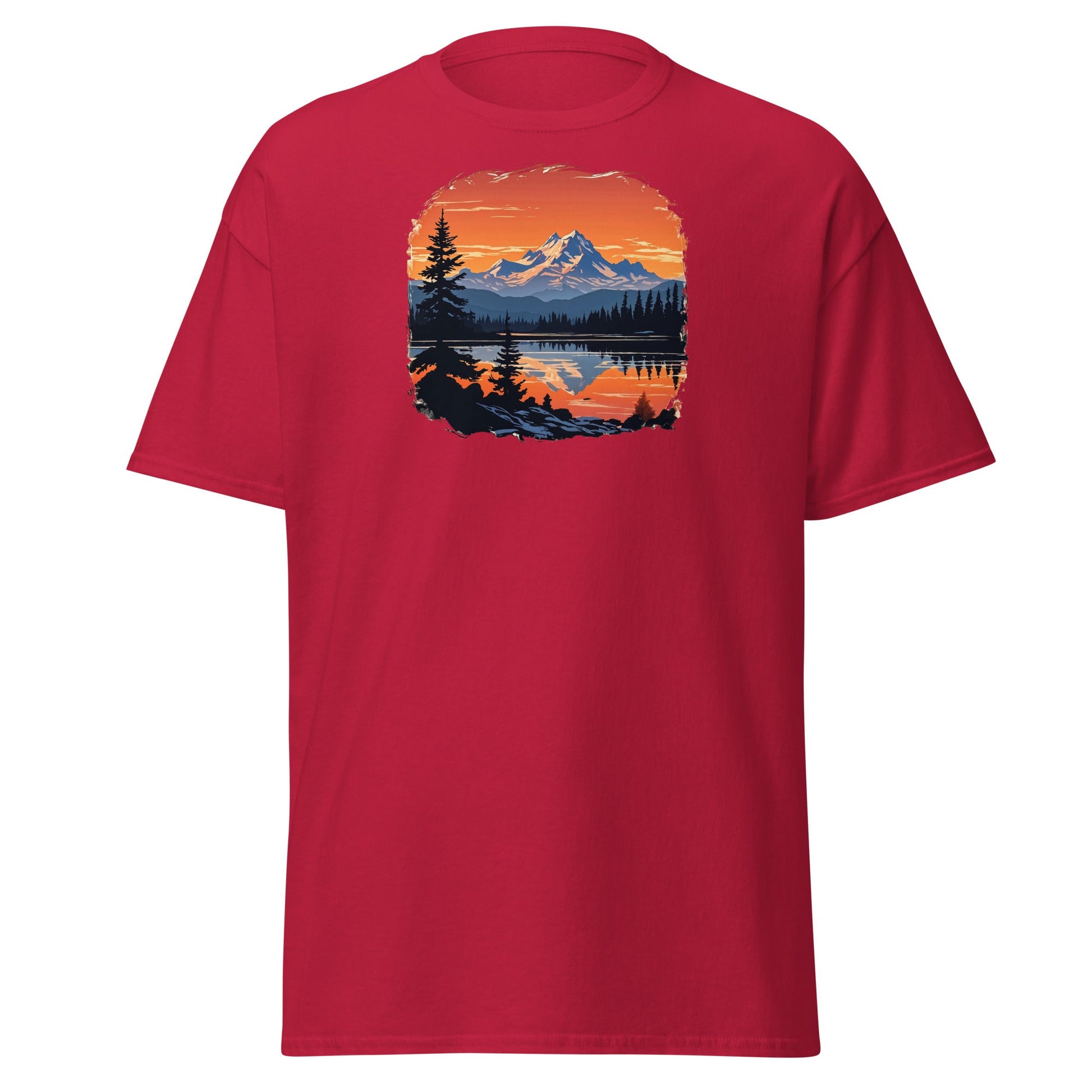 Mountains On The Lake Women's (Unisex) Classic Tee - Women's Shirts - Discovery Co.