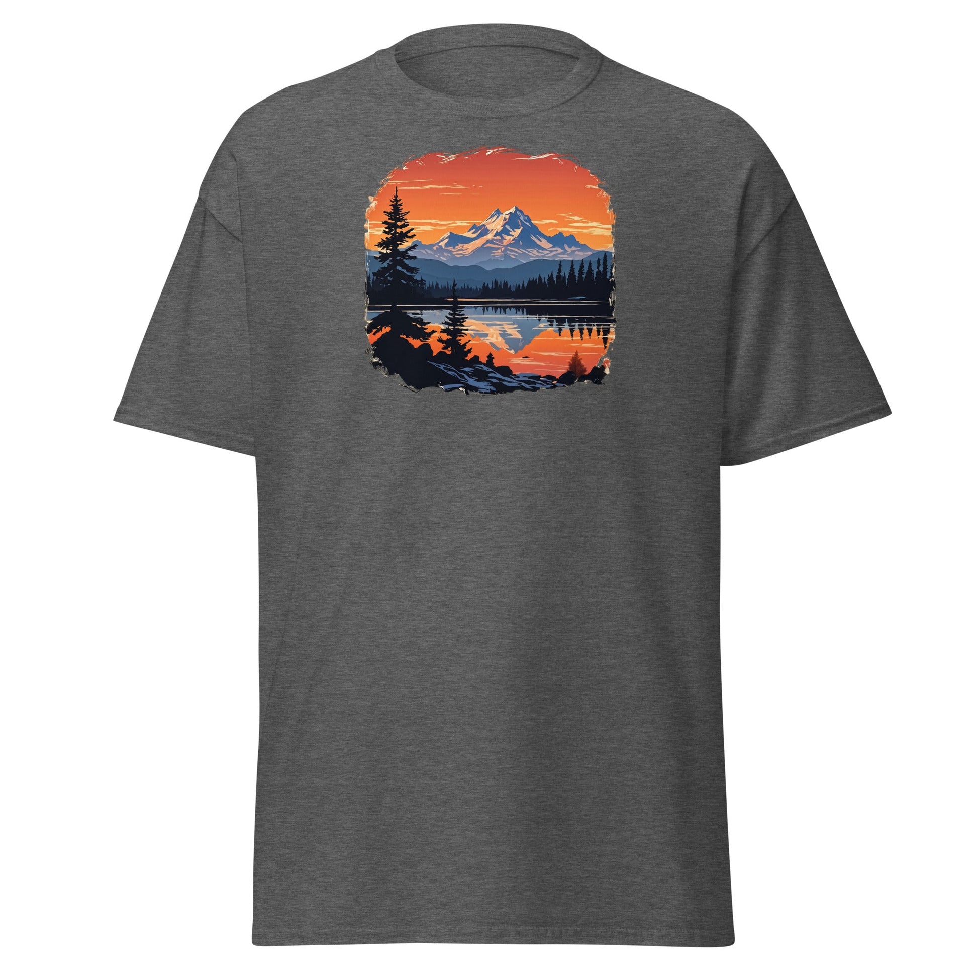 Mountains On The Lake Women's (Unisex) Classic Tee - Women's Shirts - Discovery Co.