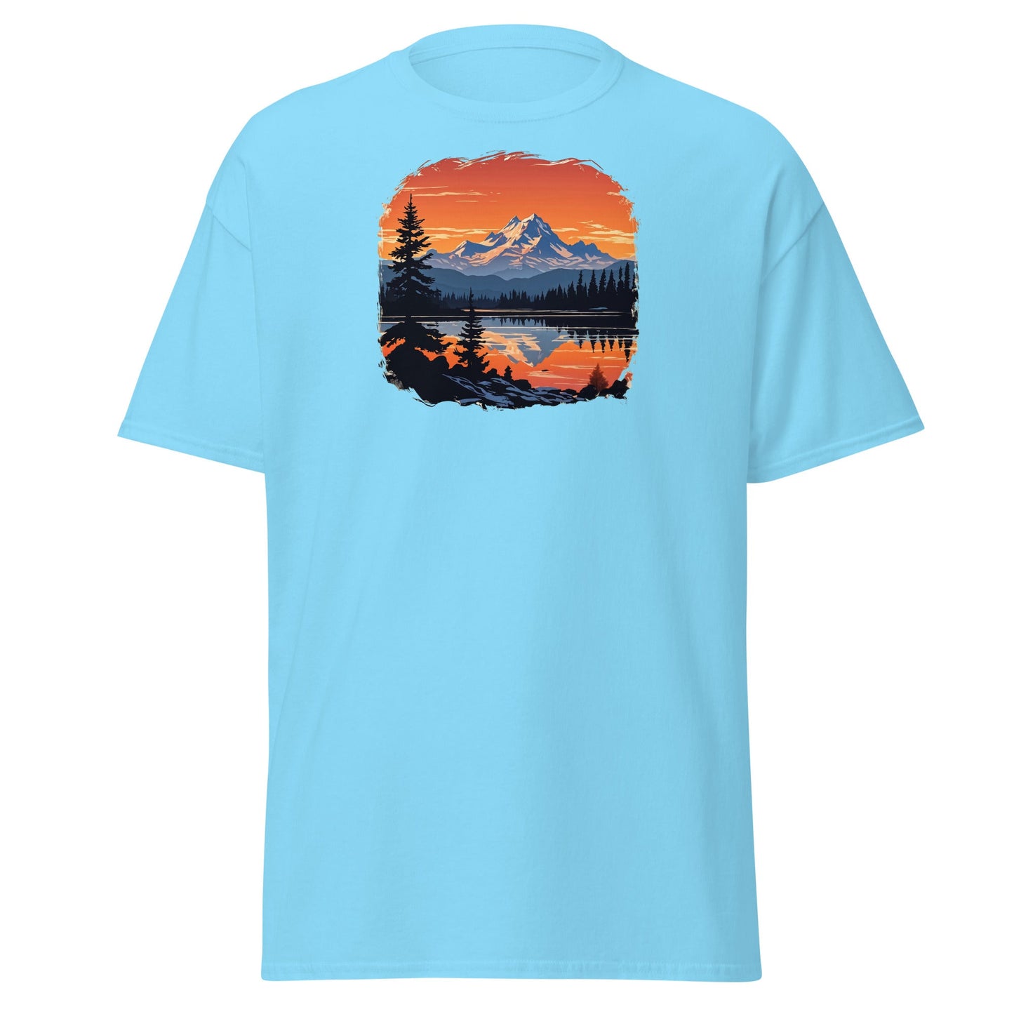 Mountains On The Lake Women's (Unisex) Classic Tee - Women's Shirts - Discovery Co.