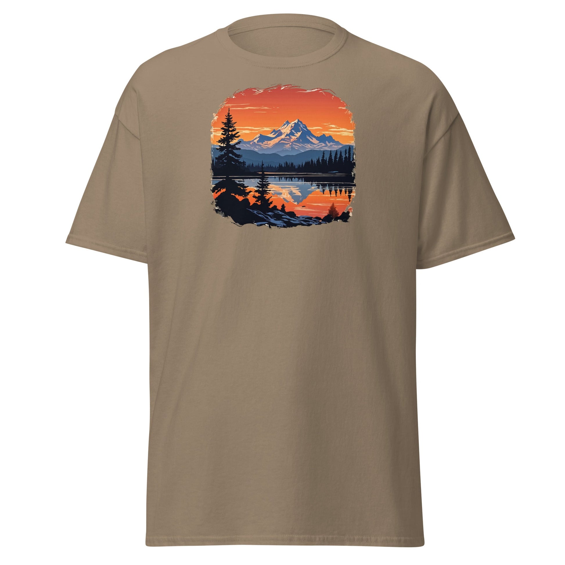 Mountains On The Lake Women's (Unisex) Classic Tee - Women's Shirts - Discovery Co.