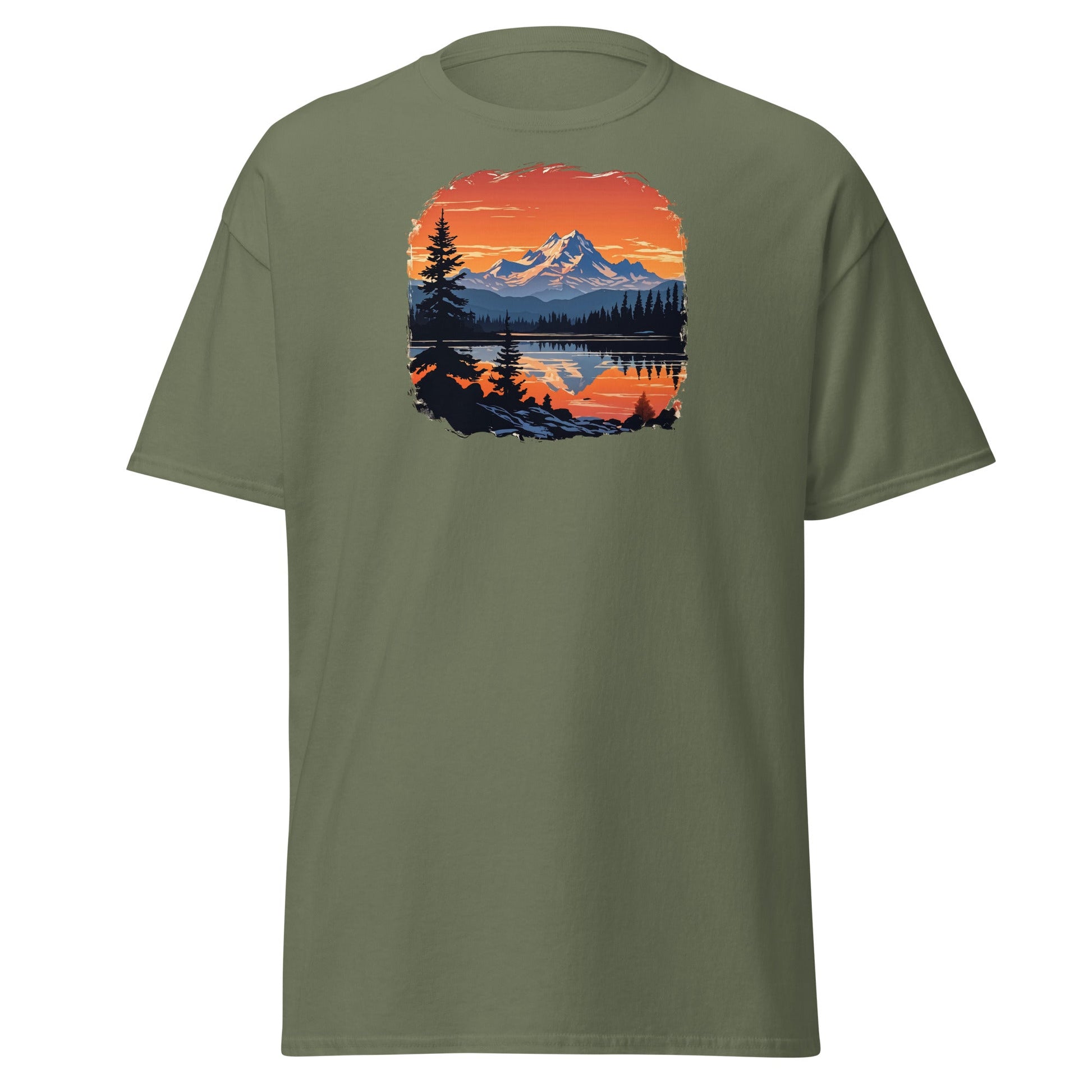 Mountains On The Lake Women's (Unisex) Classic Tee - Women's Shirts - Discovery Co.