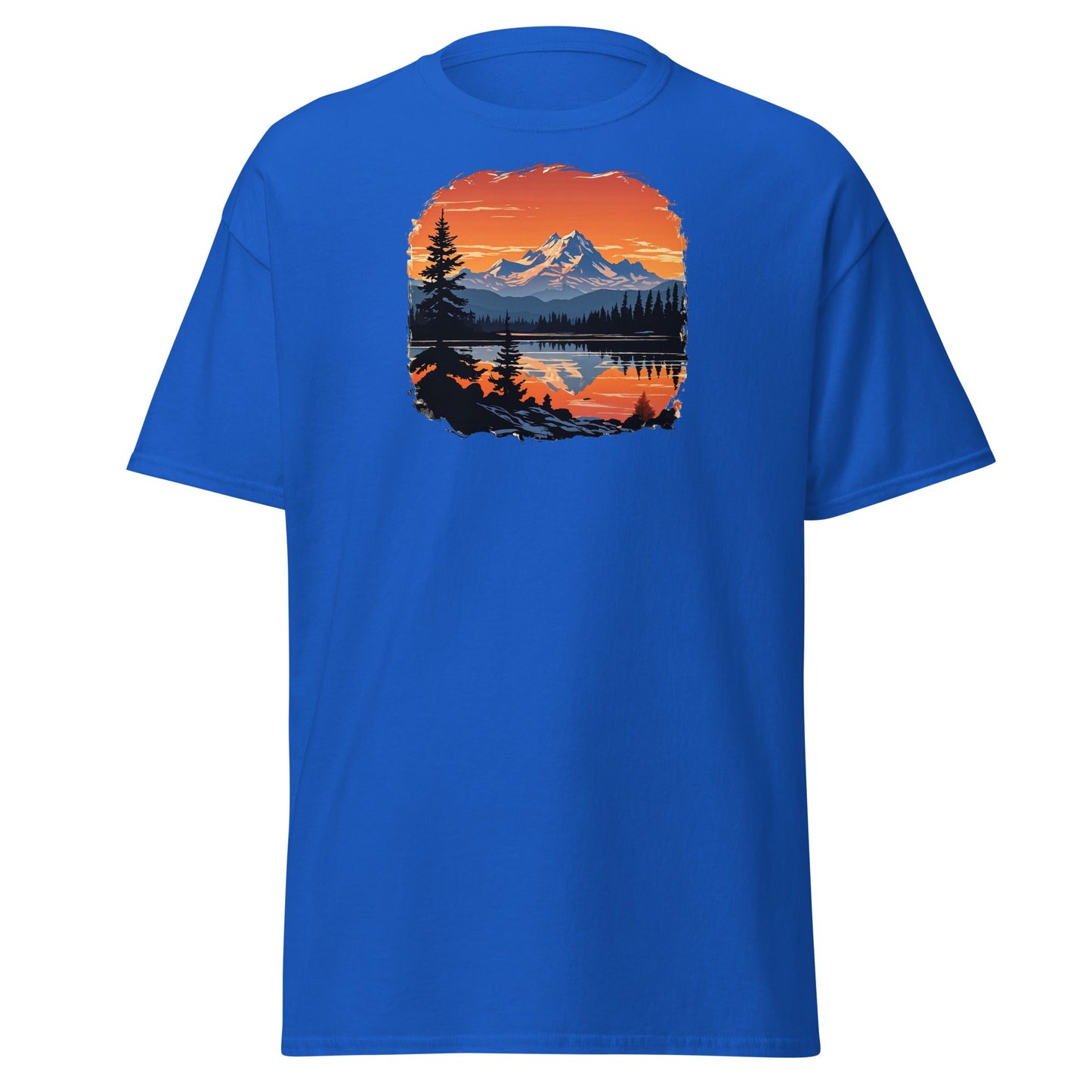 Mountains On The Lake Women's (Unisex) Classic Tee - Women's Shirts - Discovery Co.
