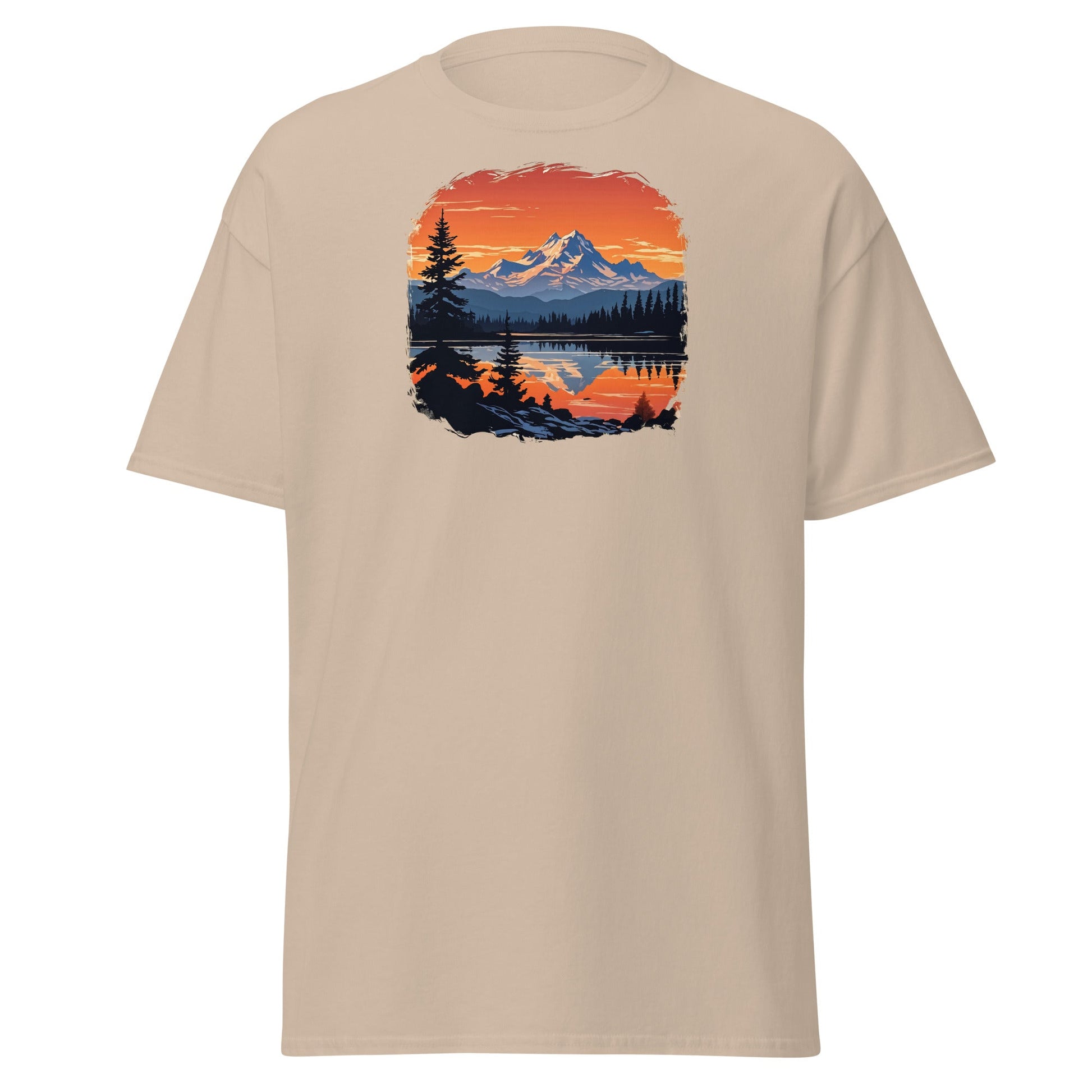 Mountains On The Lake Women's (Unisex) Classic Tee - Women's Shirts - Discovery Co.