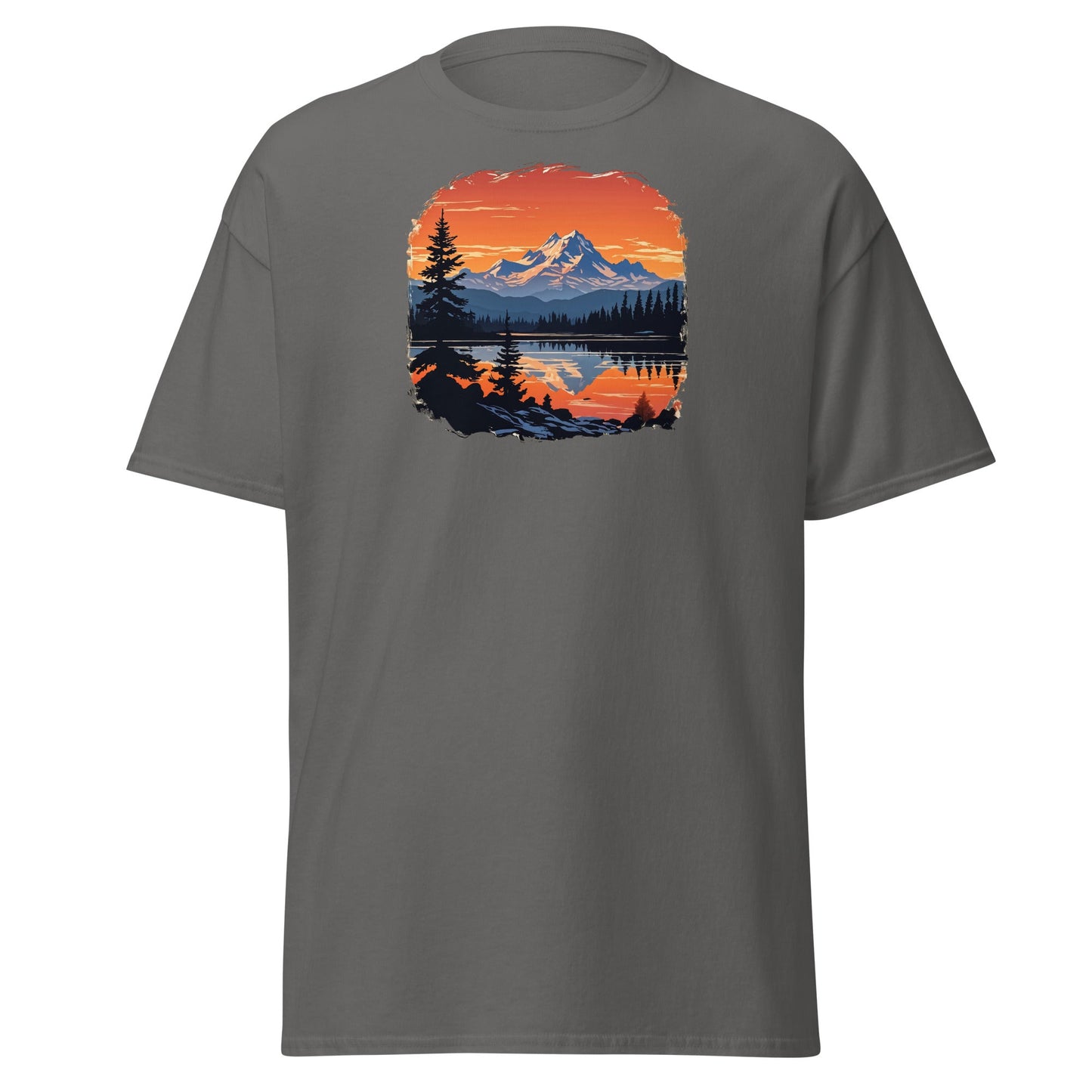 Mountains On The Lake Women's (Unisex) Classic Tee - Women's Shirts - Discovery Co.