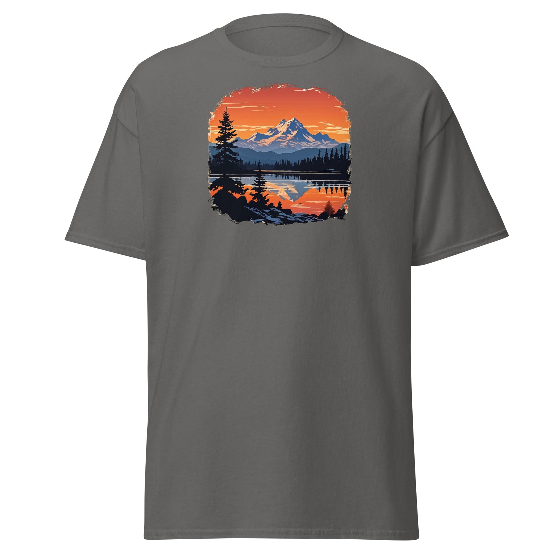 Mountains On The Lake Women's (Unisex) Classic Tee - Women's Shirts - Discovery Co.