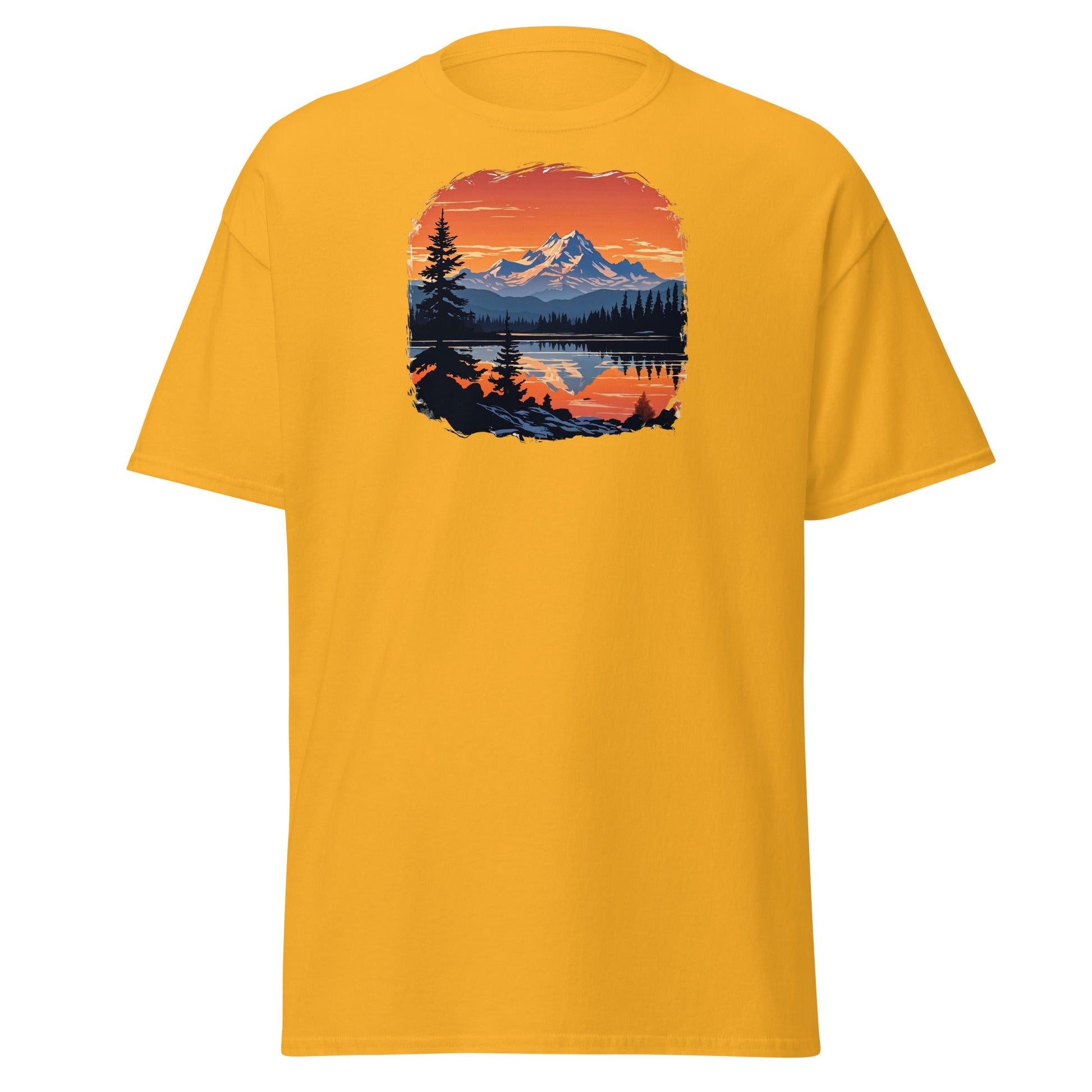 Mountains On The Lake Women's (Unisex) Classic Tee - Women's Shirts - Discovery Co.