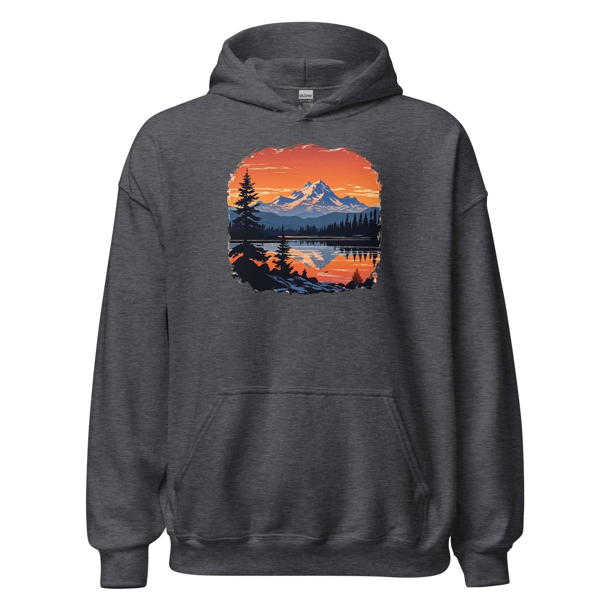 Mountains On The Lake Women's (Unisex) Hoodie - Hoodies - Discovery Co.