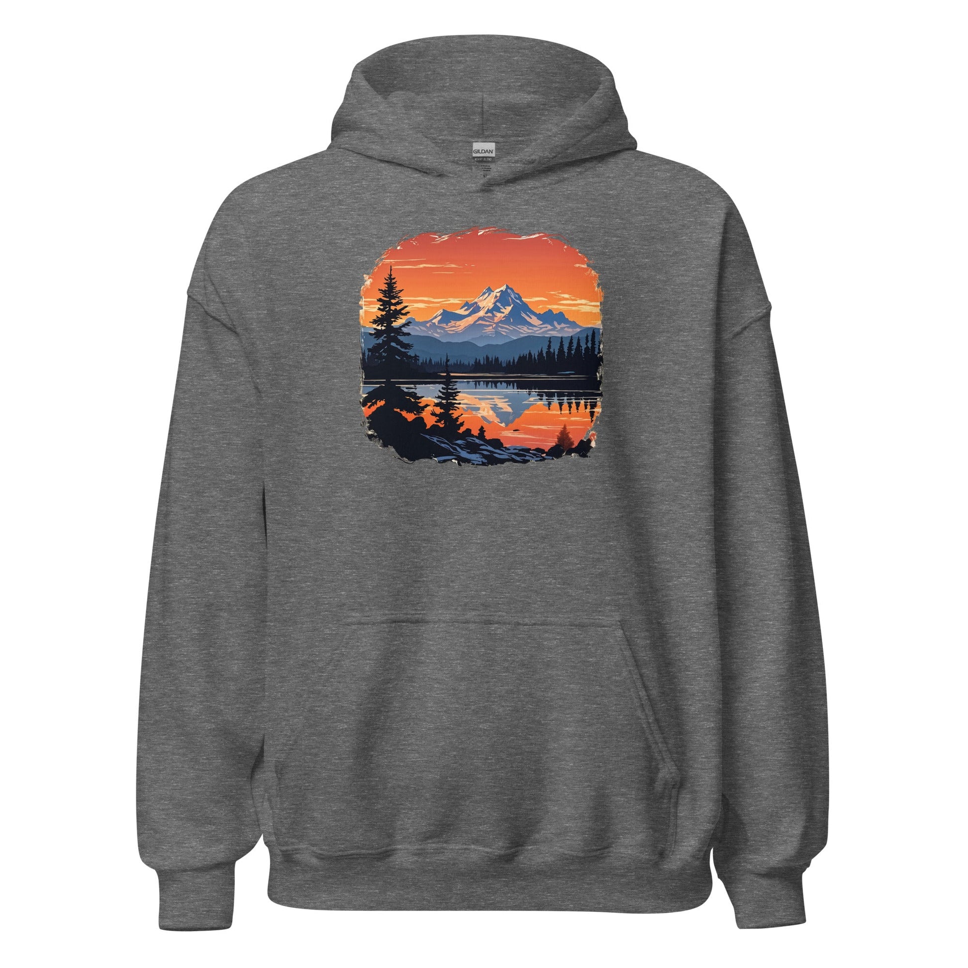 Mountains On The Lake Women's (Unisex) Hoodie - Hoodies - Discovery Co.