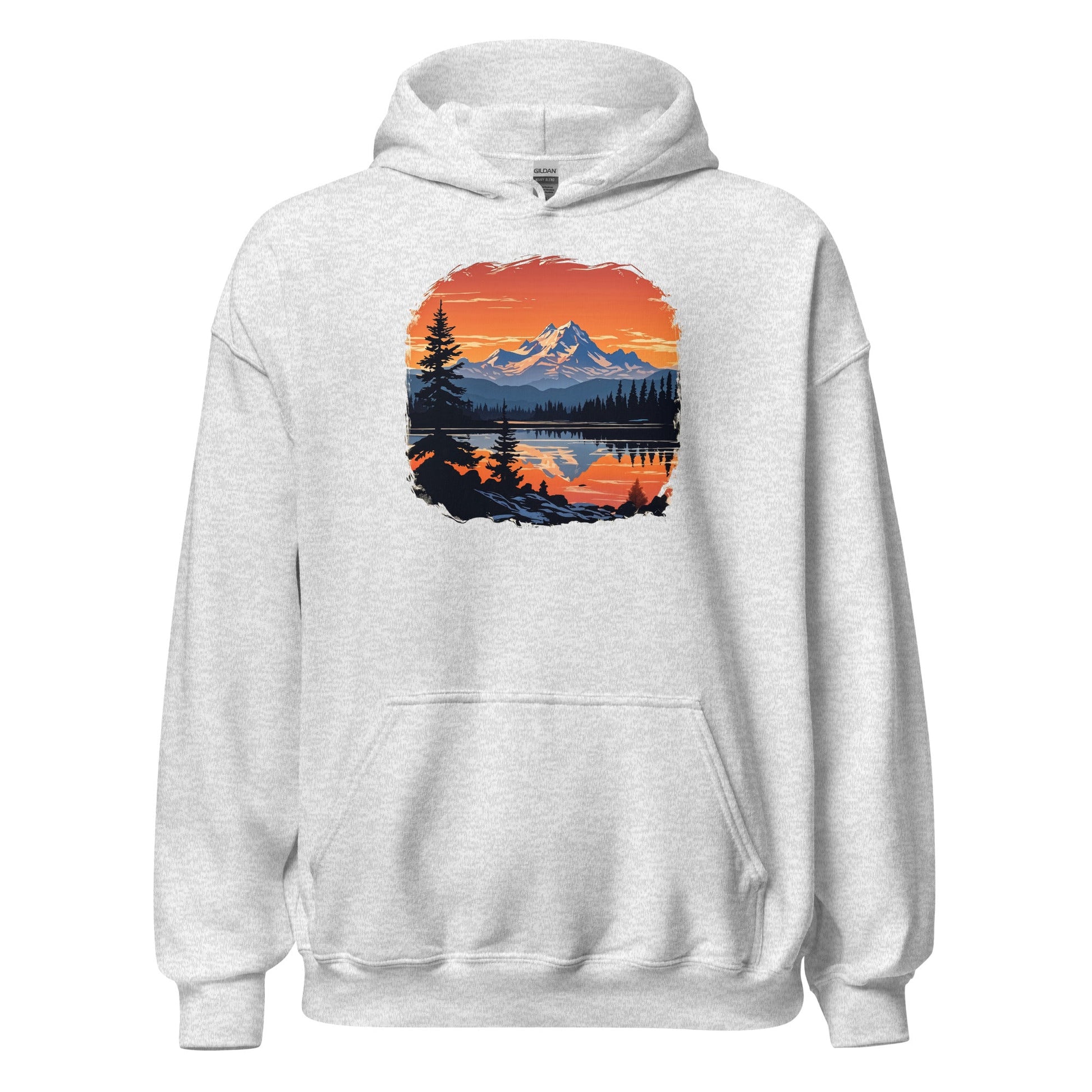 Mountains On The Lake Women's (Unisex) Hoodie - Hoodies - Discovery Co.