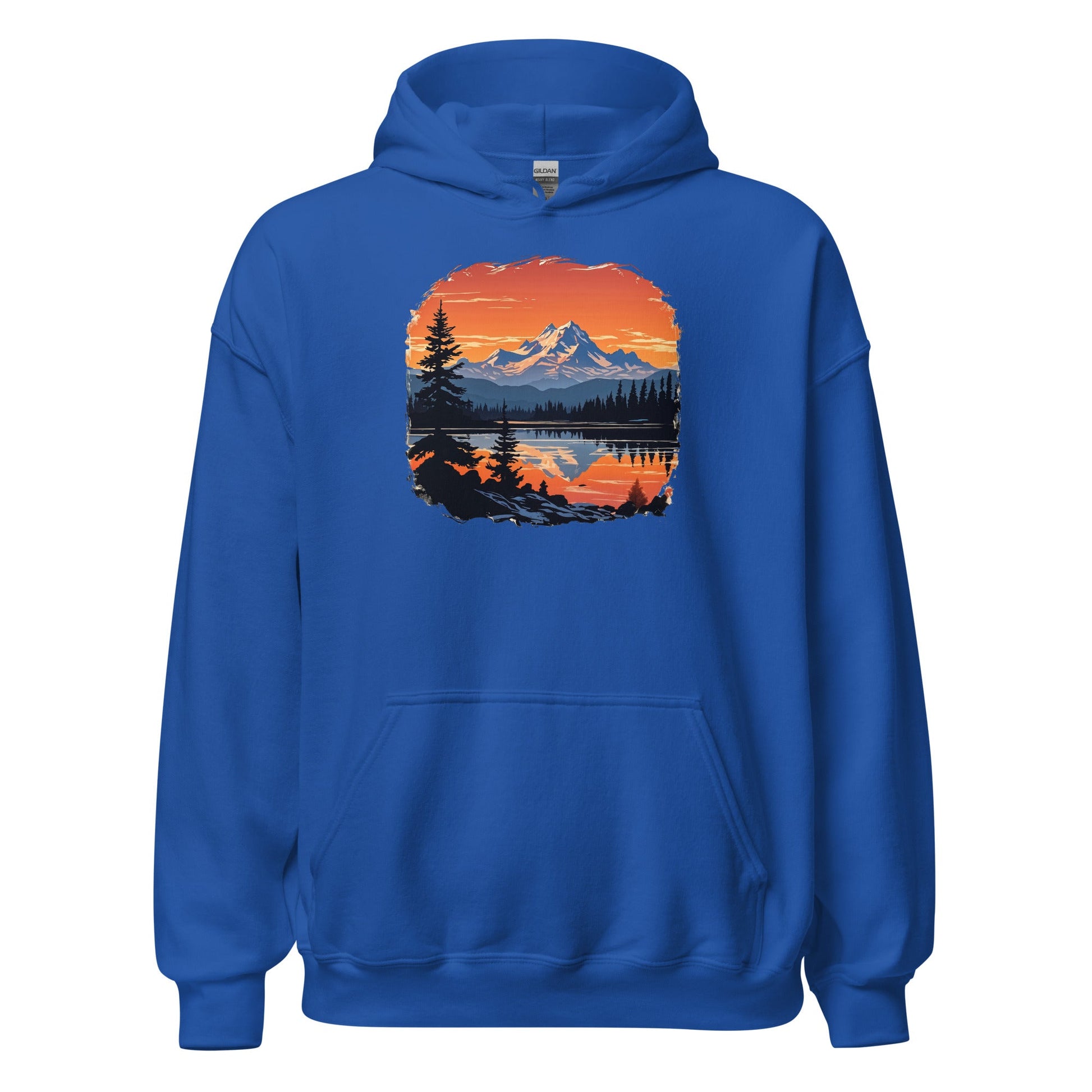 Mountains On The Lake Women's (Unisex) Hoodie - Hoodies - Discovery Co.