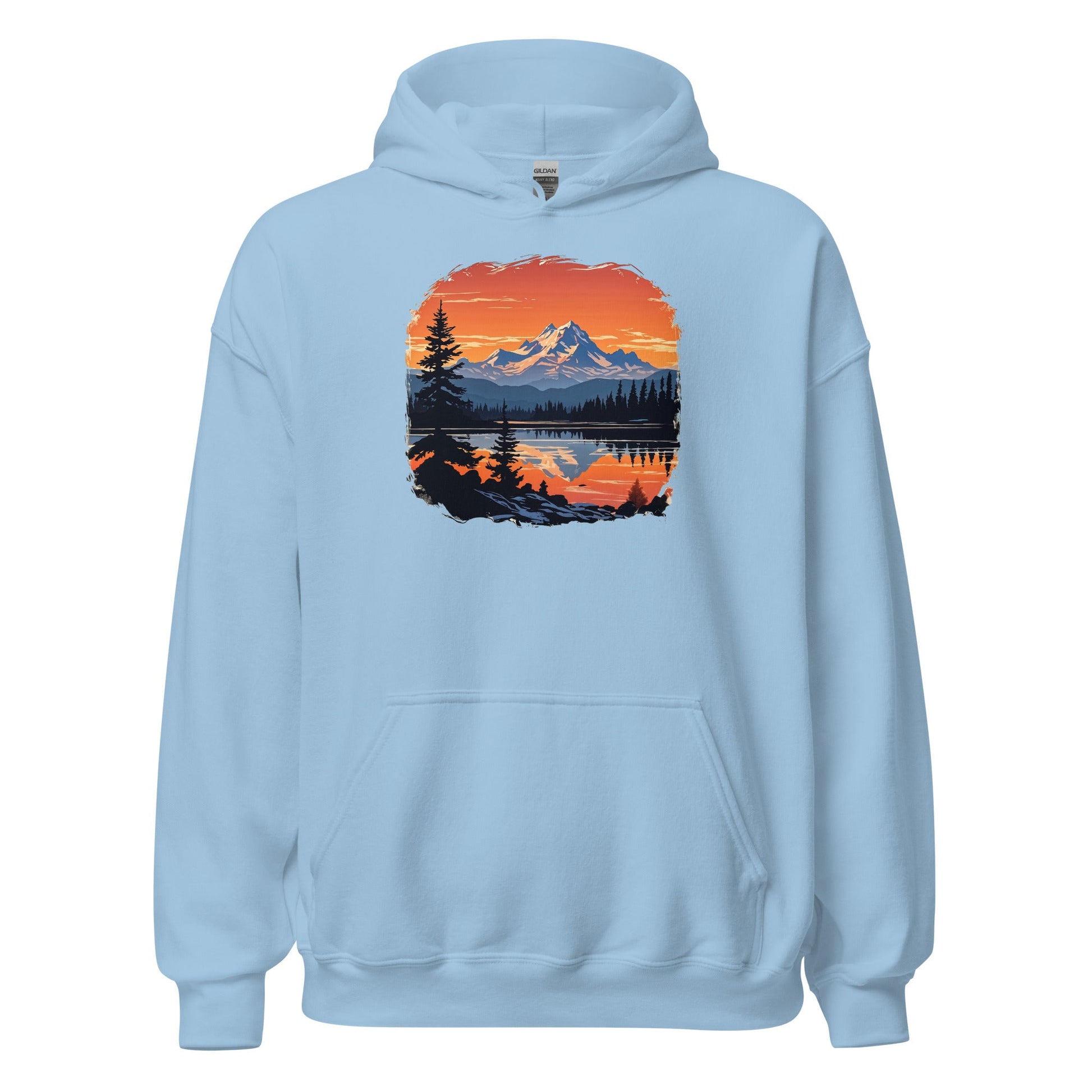 Mountains On The Lake Women's (Unisex) Hoodie - Hoodies - Discovery Co.