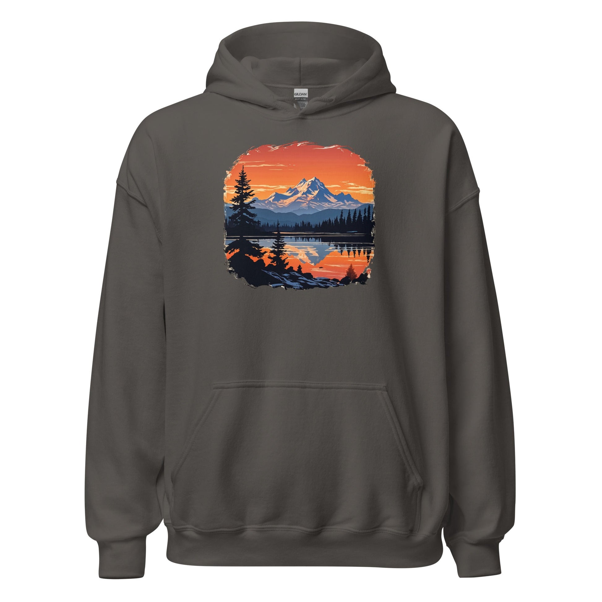 Mountains On The Lake Women's (Unisex) Hoodie - Hoodies - Discovery Co.