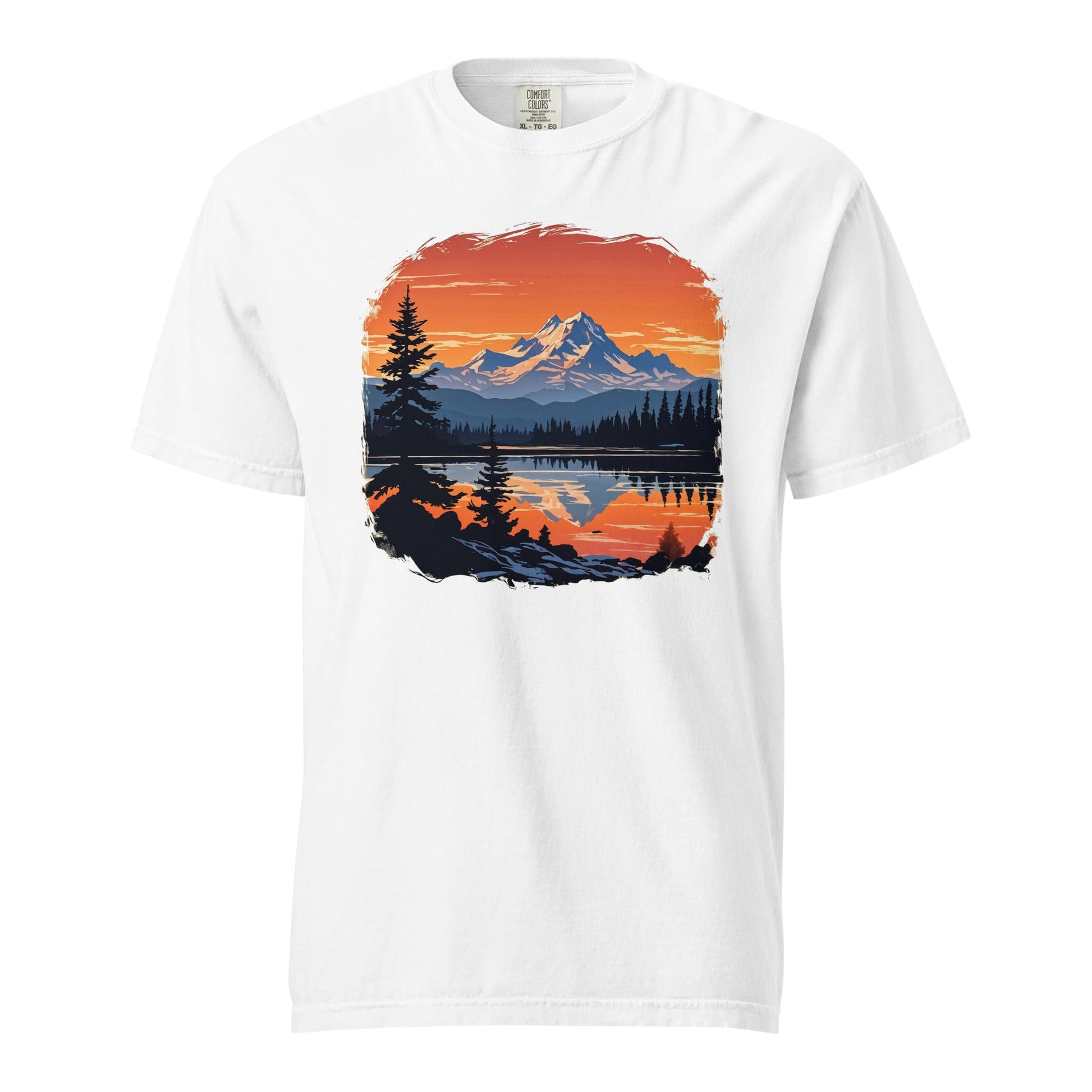 Mountains On The Lake Women's (Unisex) Premium Tee - Women's Shirts - Discovery Co.