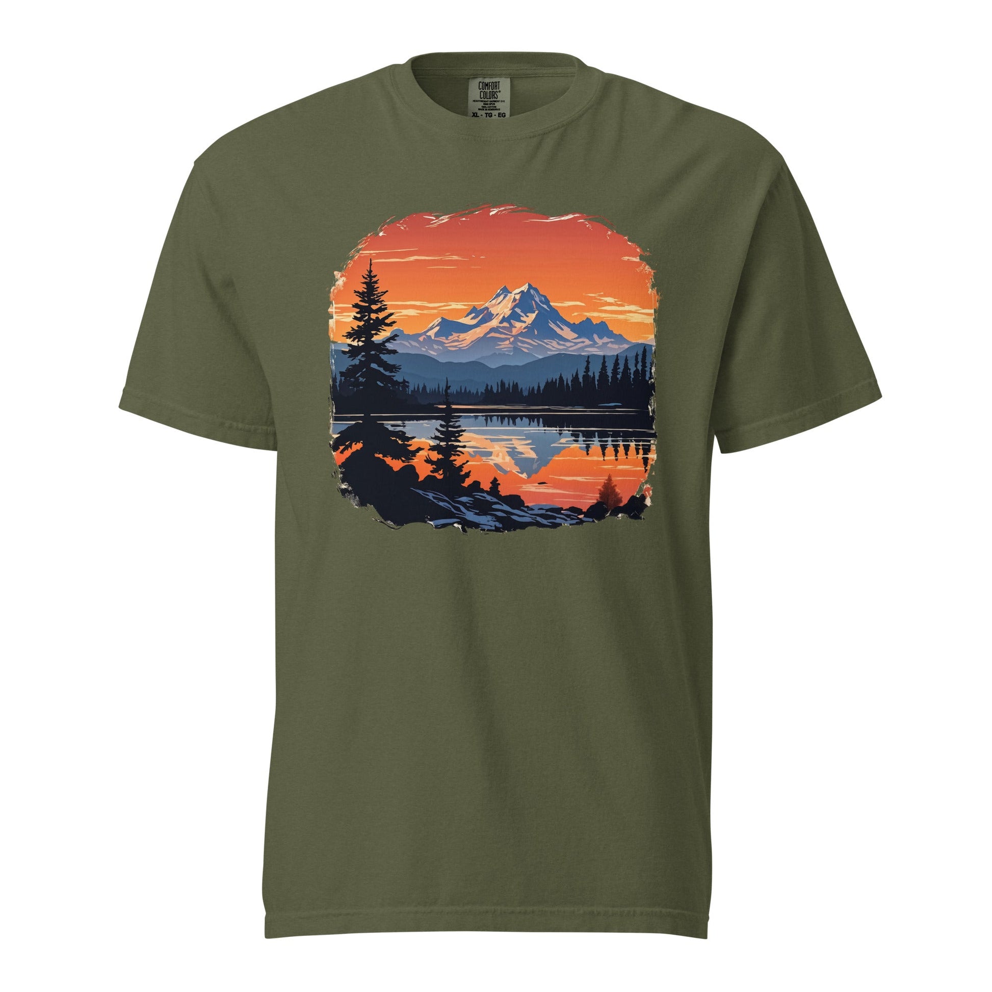 Mountains On The Lake Women's (Unisex) Premium Tee - Women's Shirts - Discovery Co.