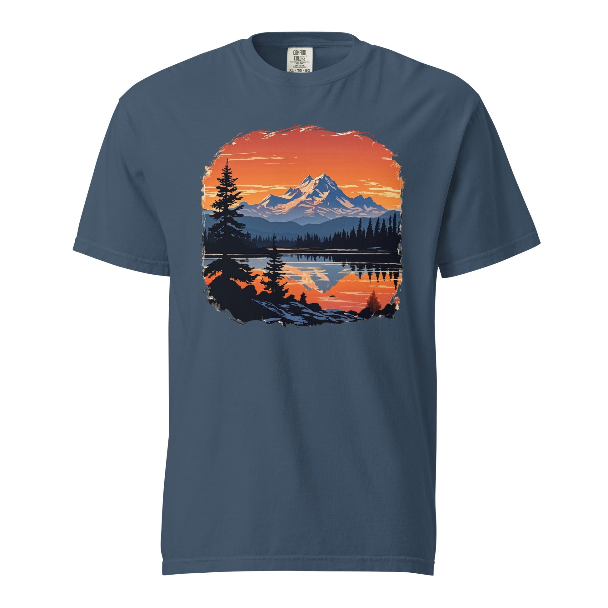 Mountains On The Lake Women's (Unisex) Premium Tee - Women's Shirts - Discovery Co.
