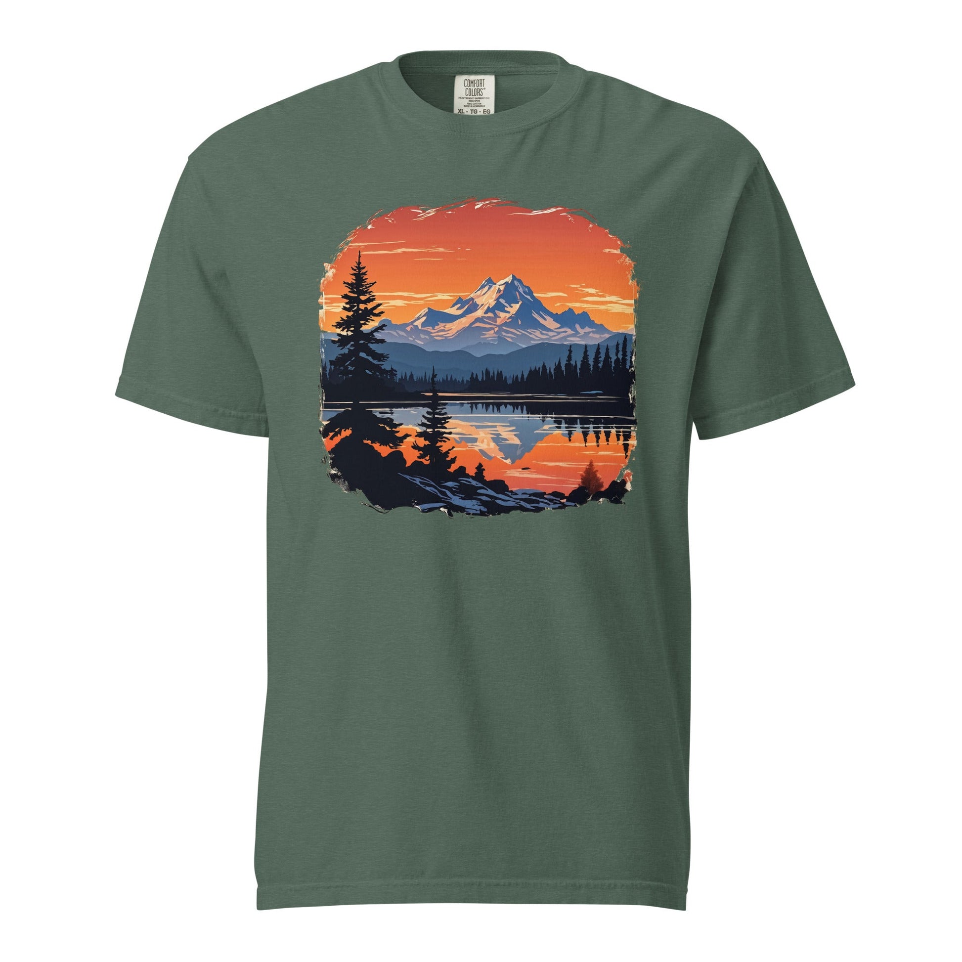 Mountains On The Lake Women's (Unisex) Premium Tee - Women's Shirts - Discovery Co.