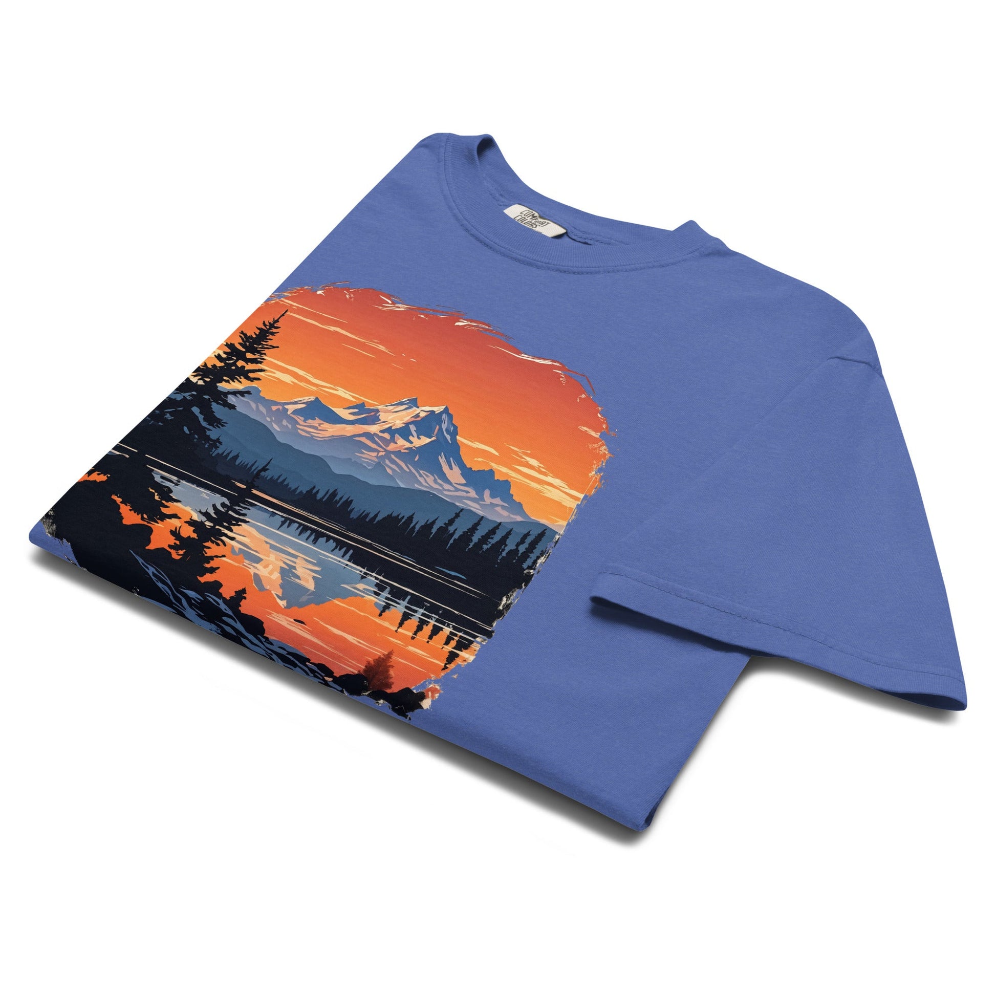 Mountains On The Lake Women's (Unisex) Premium Tee - Women's Shirts - Discovery Co.