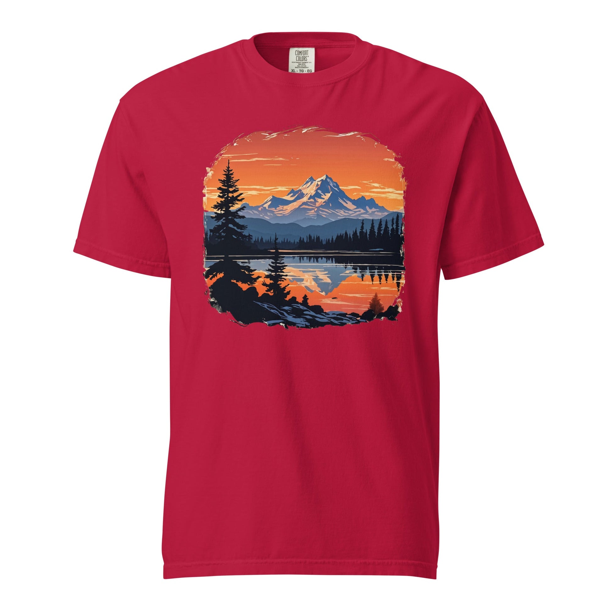 Mountains On The Lake Women's (Unisex) Premium Tee - Women's Shirts - Discovery Co.