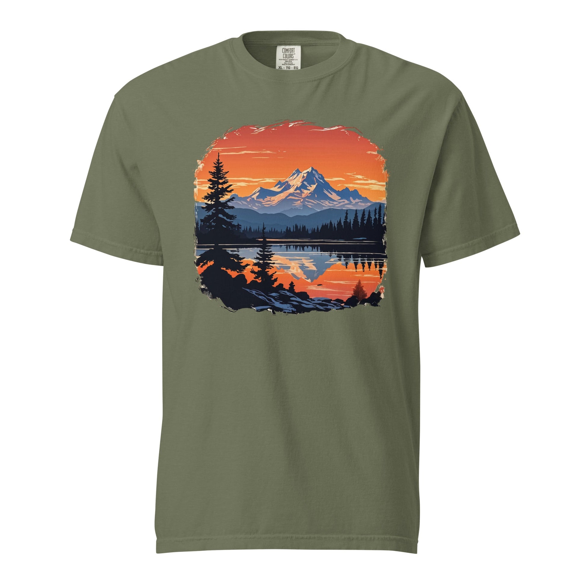 Mountains On The Lake Women's (Unisex) Premium Tee - Women's Shirts - Discovery Co.