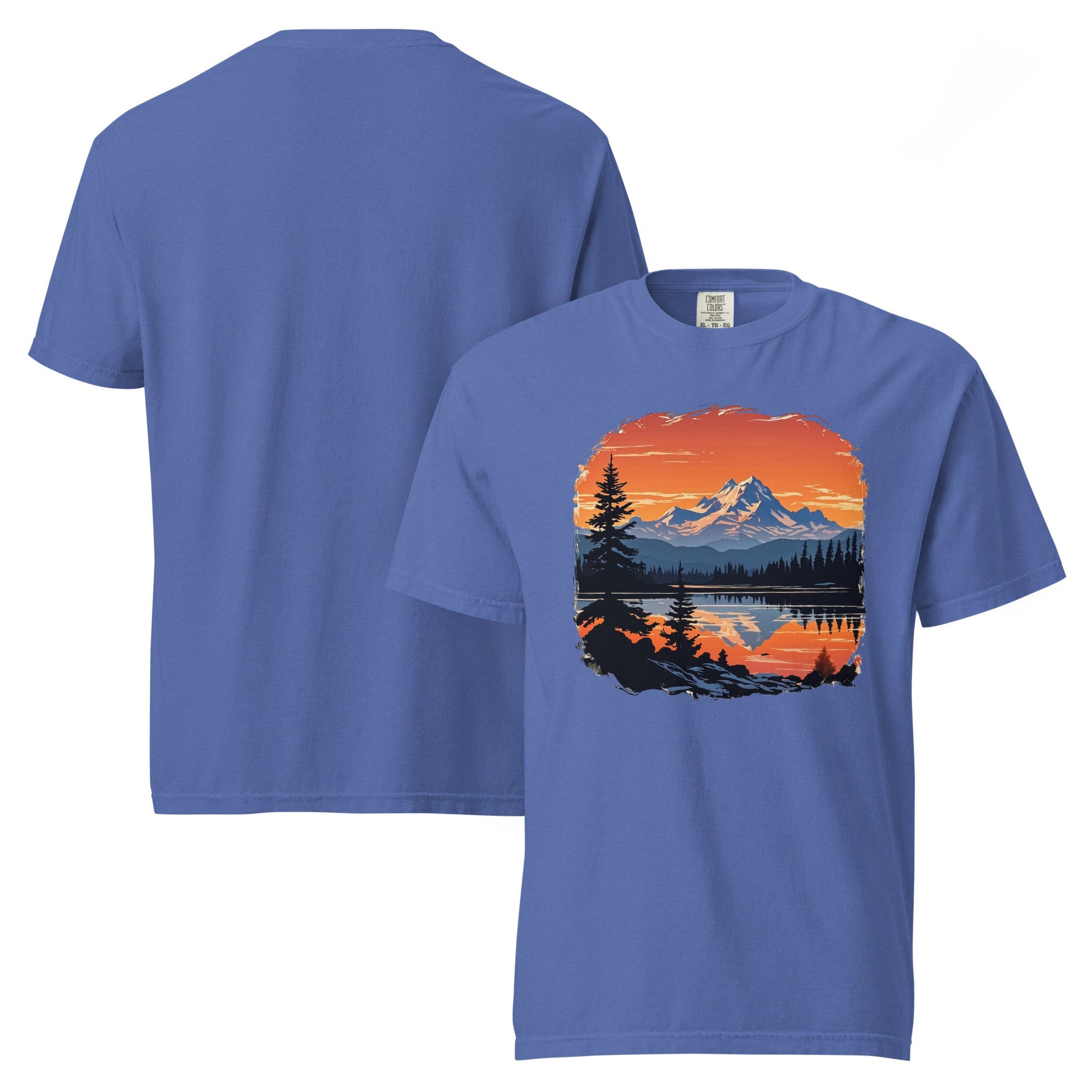 Mountains On The Lake Women's (Unisex) Premium Tee - Women's Shirts - Discovery Co.