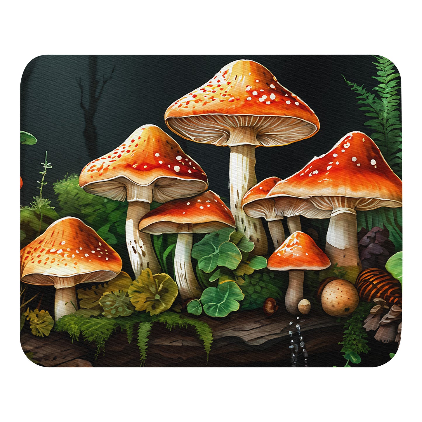 Mushroom Forest Mouse Pad