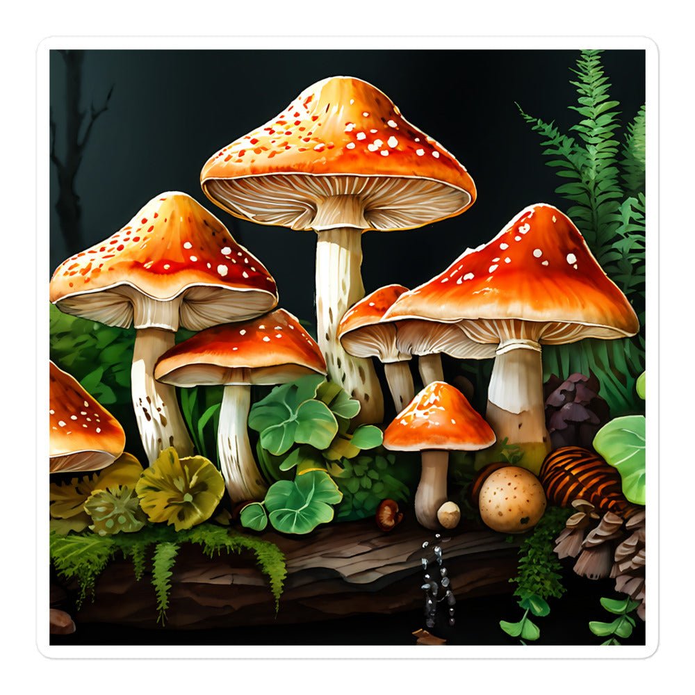 Mushroom Forest Bubble-free Stickers - Stickers - Discovery Co.