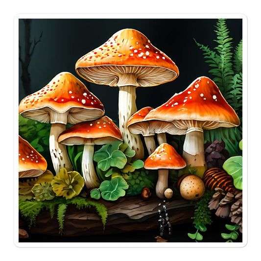 Mushroom Forest Bubble-free Stickers - Stickers - Discovery Co.