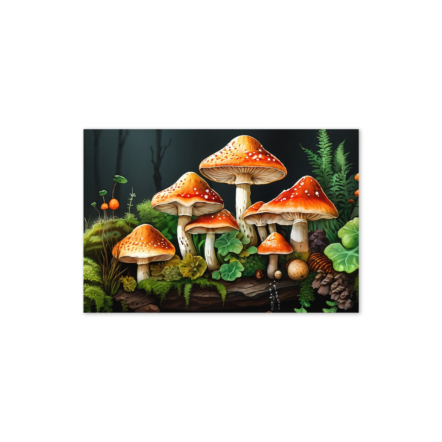 Mushroom Forest Greeting Card - Greeting Card - Discovery Co.