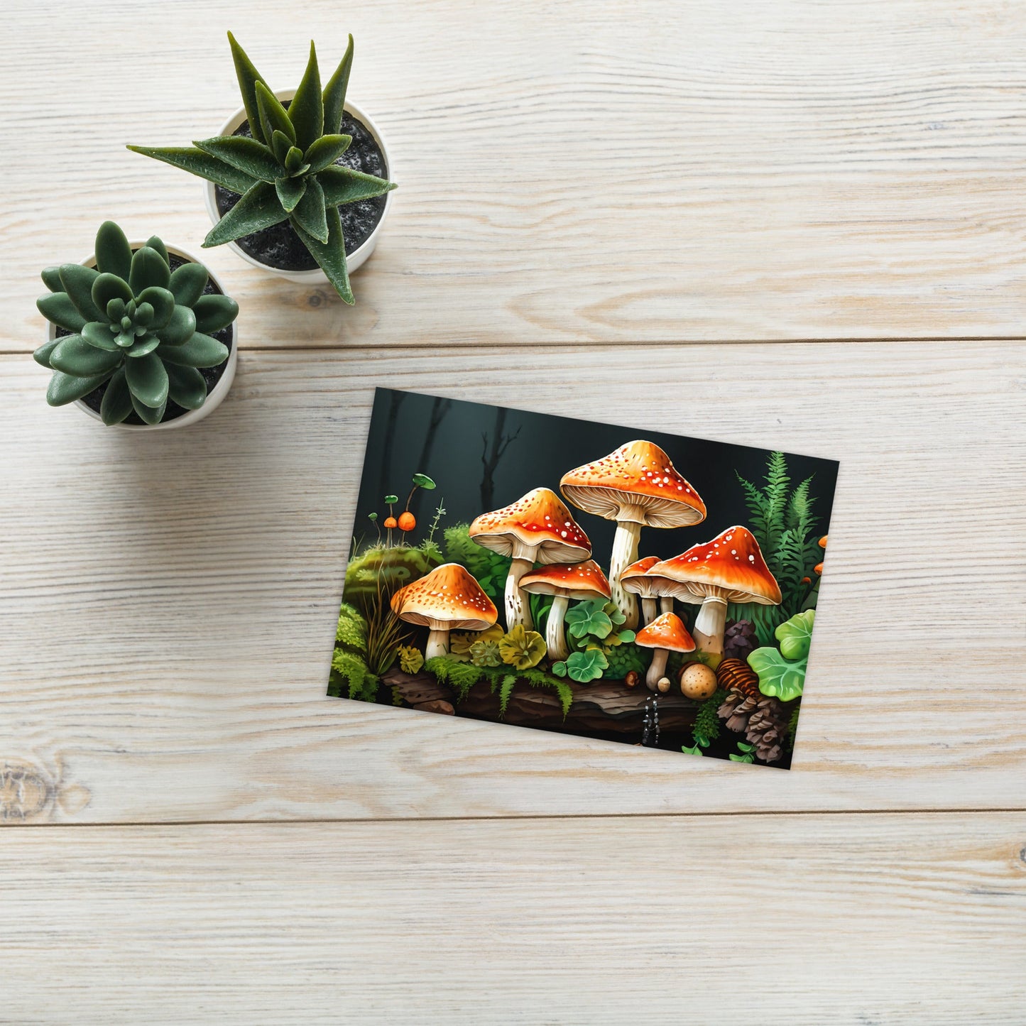 Mushroom Forest Greeting Card - Greeting Card - Discovery Co.