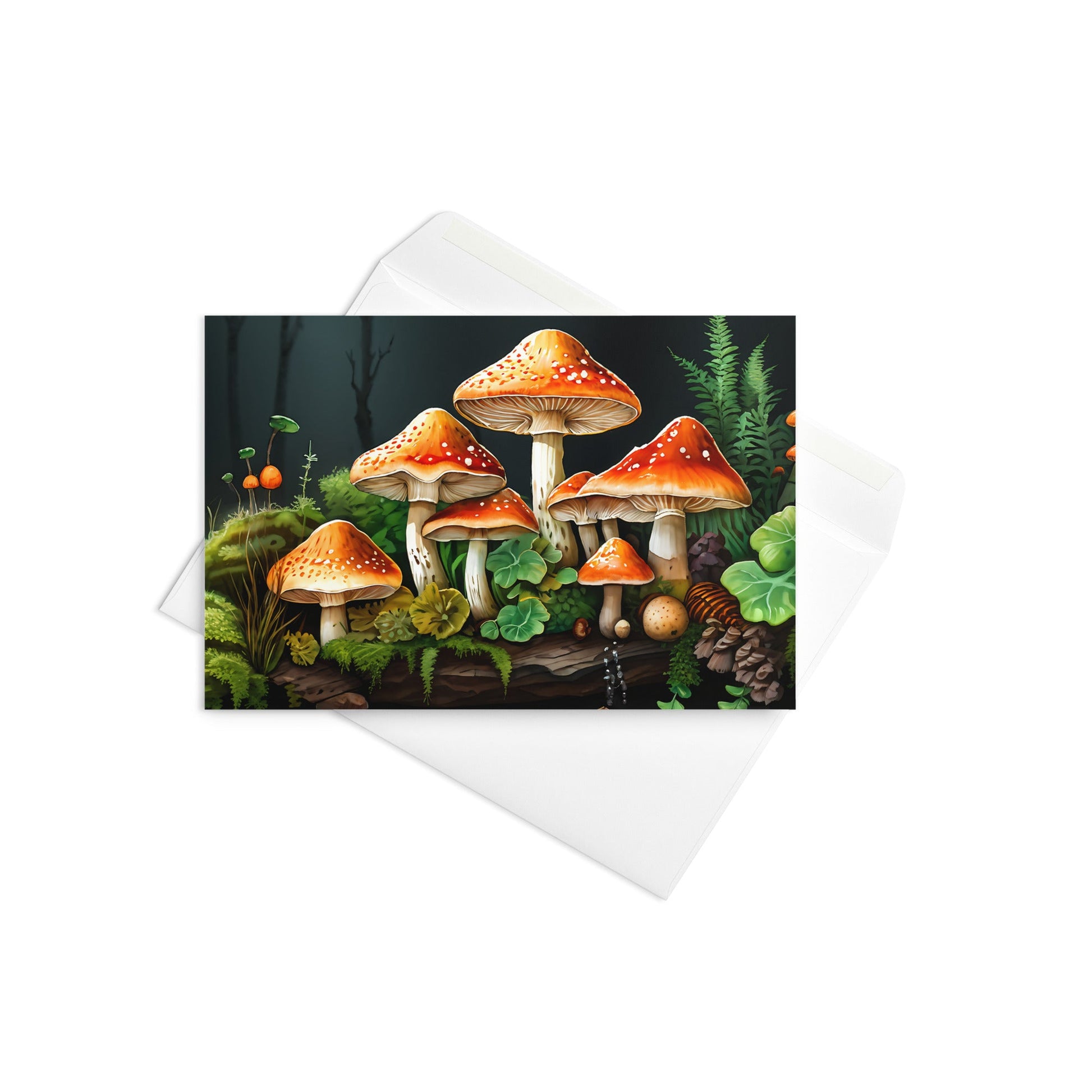 Mushroom Forest Greeting Card - Greeting Card - Discovery Co.