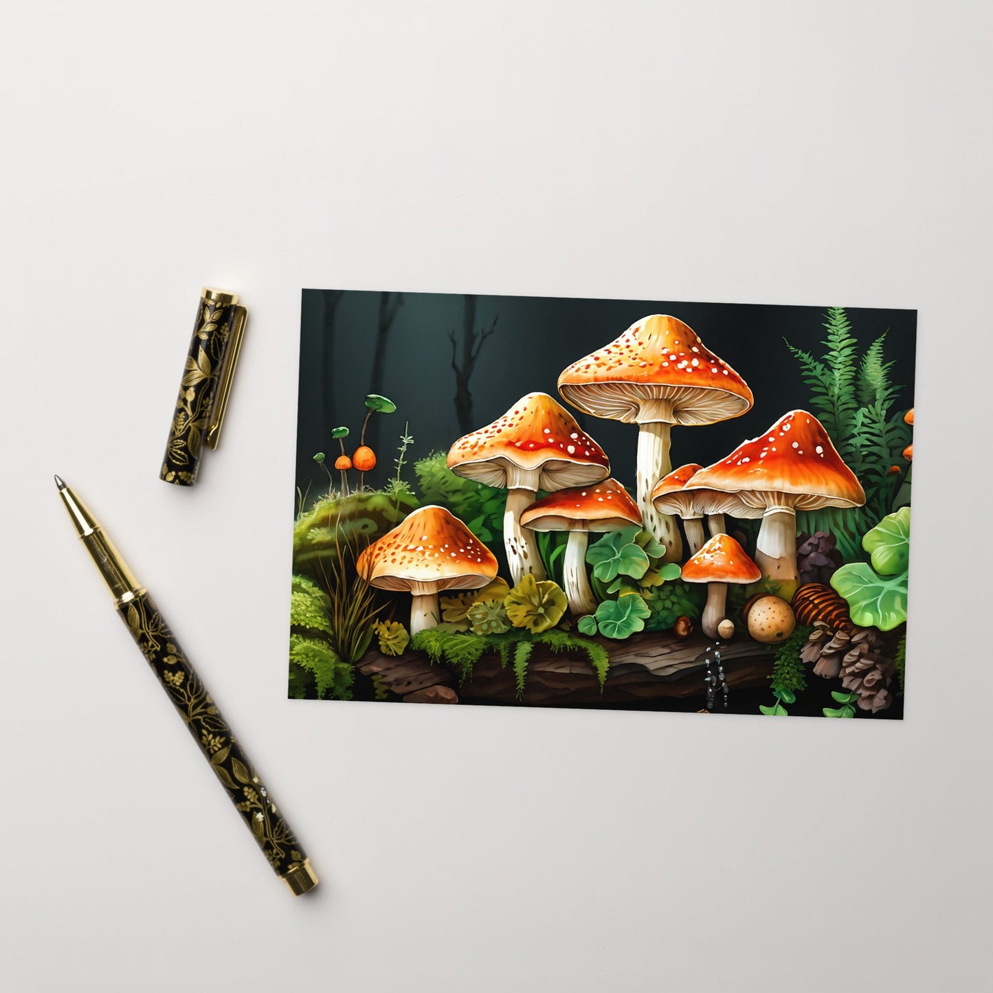 Mushroom Forest Greeting Card - Greeting Card - Discovery Co.