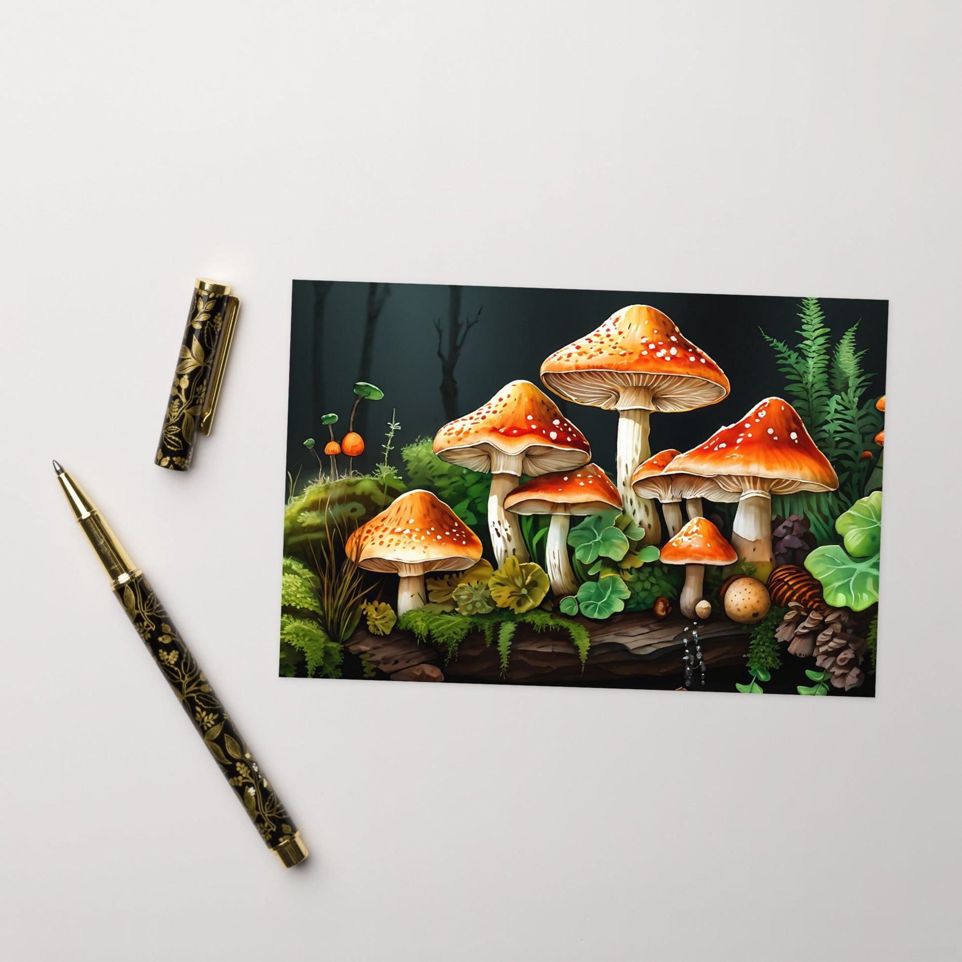 Mushroom Forest Greeting Card - Greeting Card - Discovery Co.