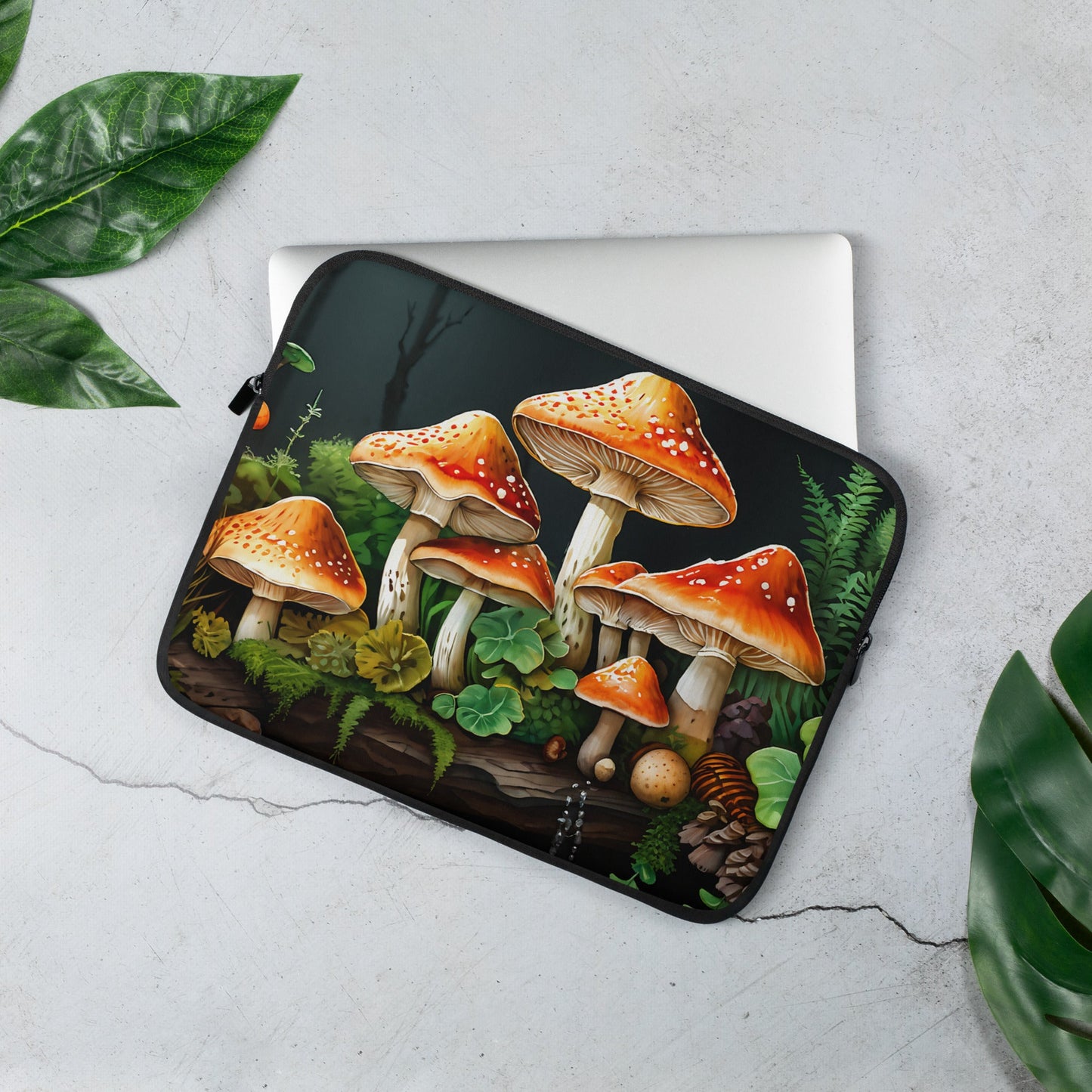 Mushroom Forest Laptop Sleeve - Laptop Cases - Discovery Co.