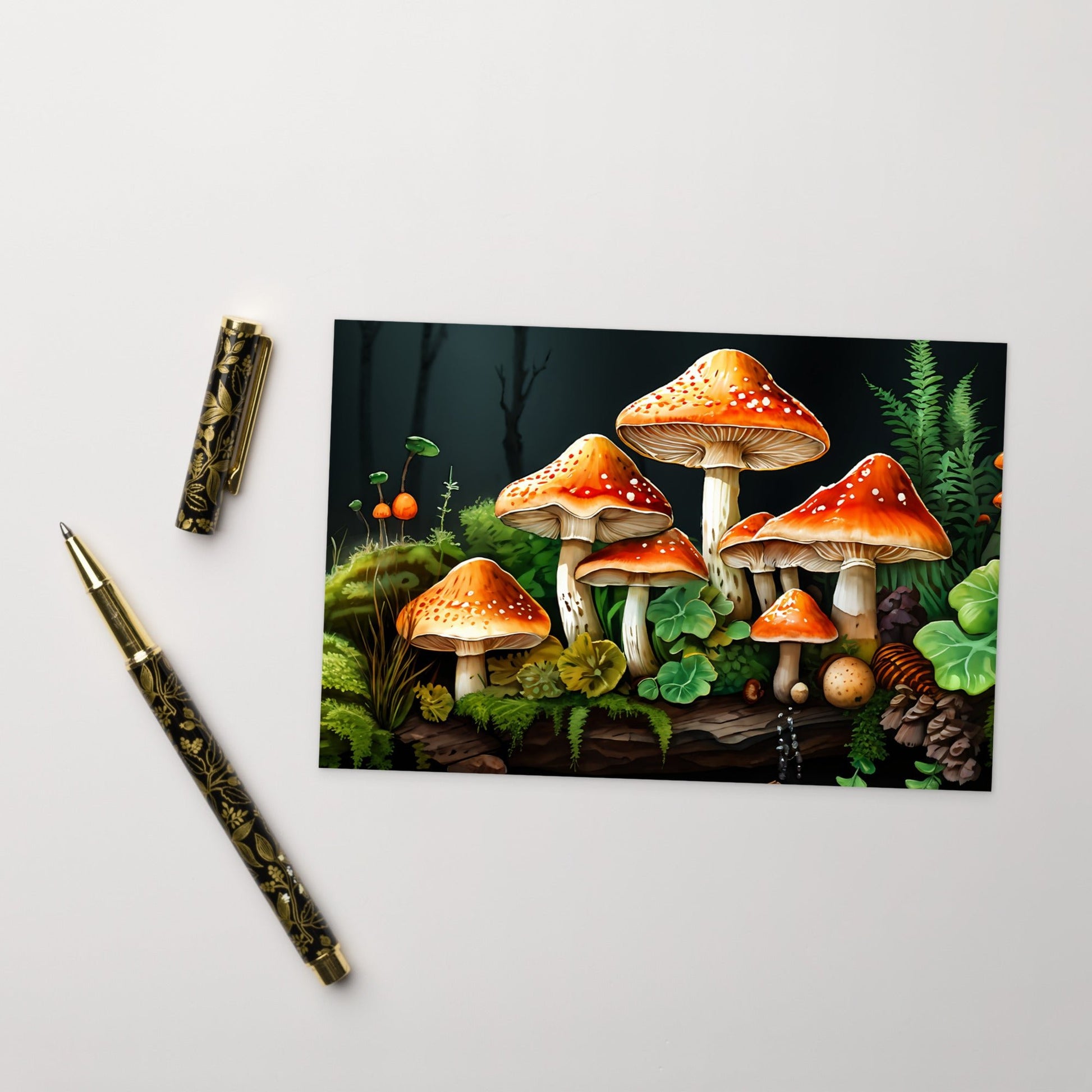 Mushroom Forest Standard Postcard - Post Cards - Discovery Co.