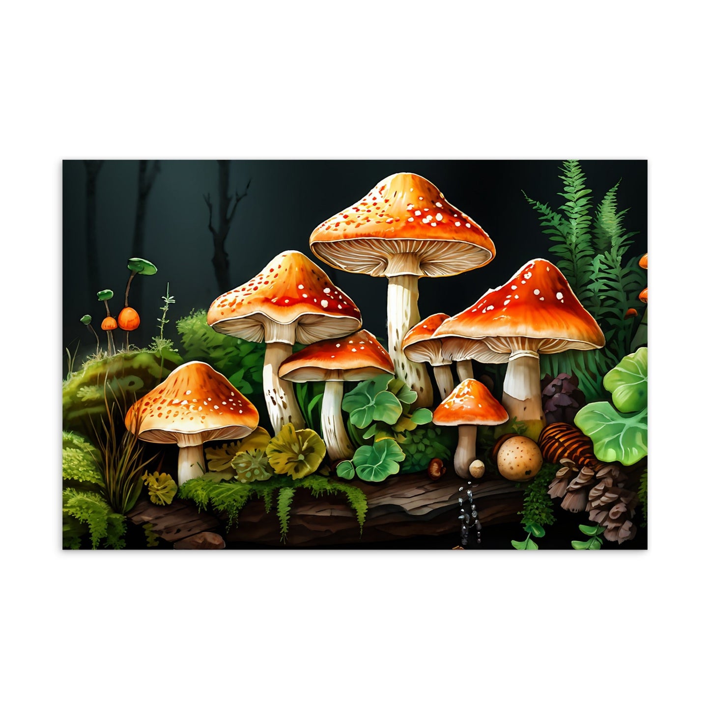 Mushroom Forest Standard Postcard - Post Cards - Discovery Co.