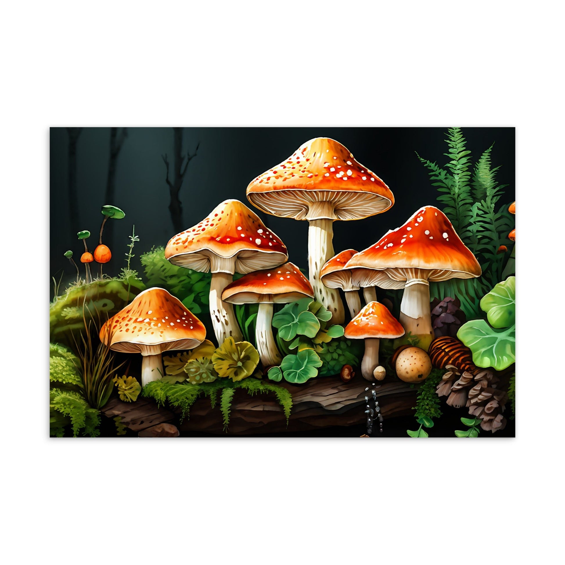 Mushroom Forest Standard Postcard - Post Cards - Discovery Co.