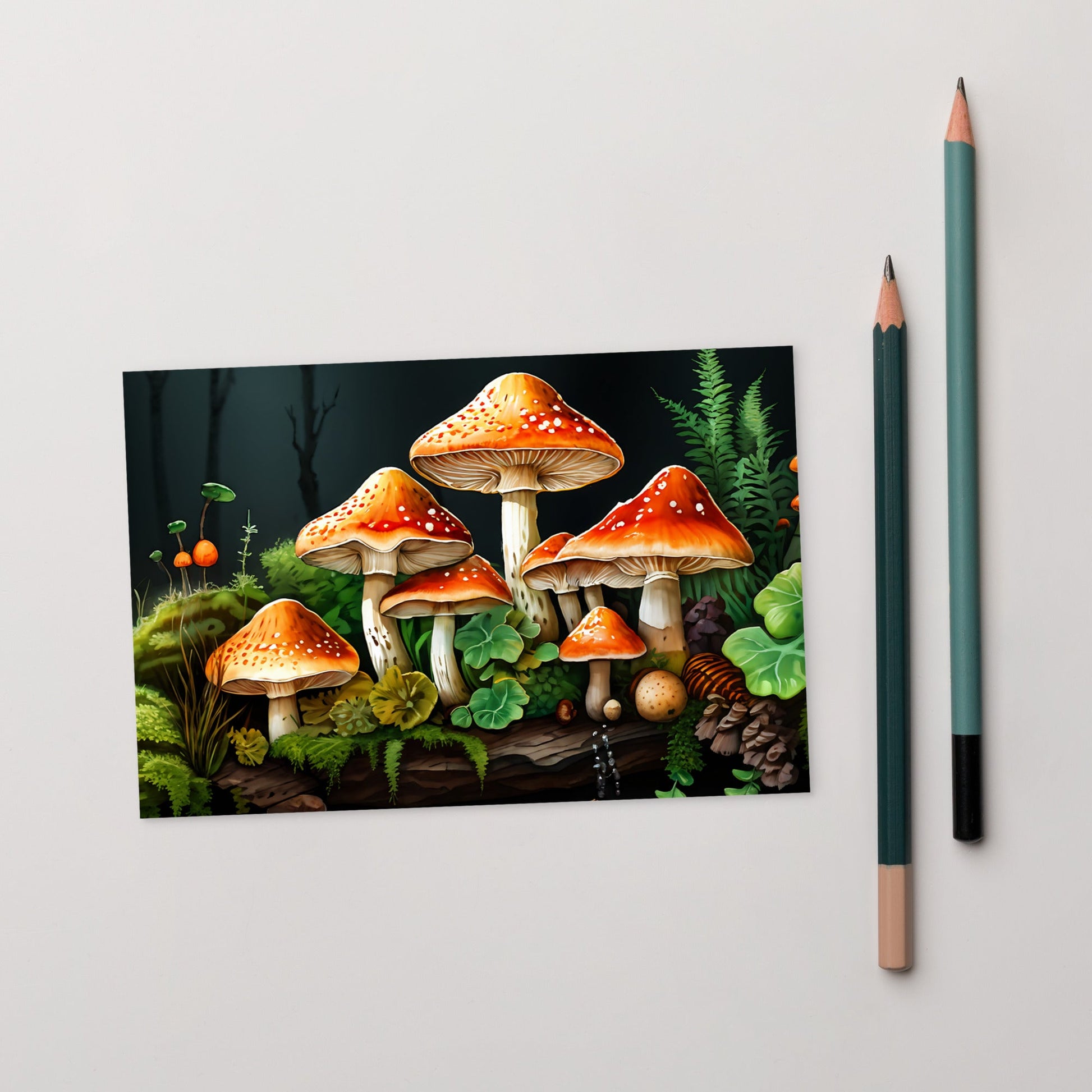 Mushroom Forest Standard Postcard - Post Cards - Discovery Co.