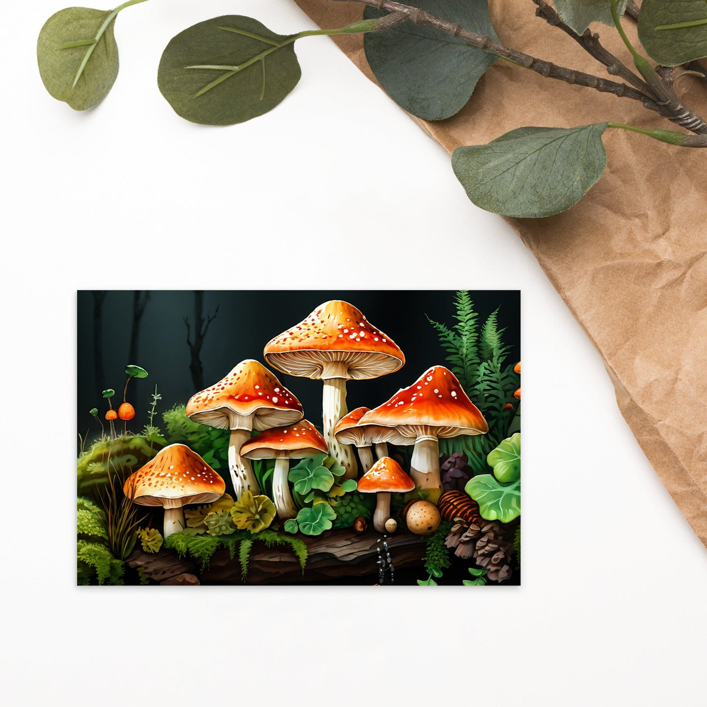 Mushroom Forest Standard Postcard - Post Cards - Discovery Co.