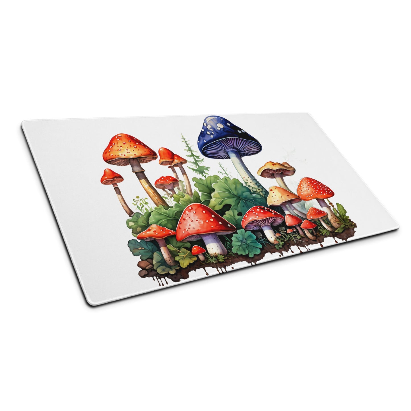 Mushroom Forest Watercolor Art Gaming Mouse Pad - Mouse Pads - Discovery Co.