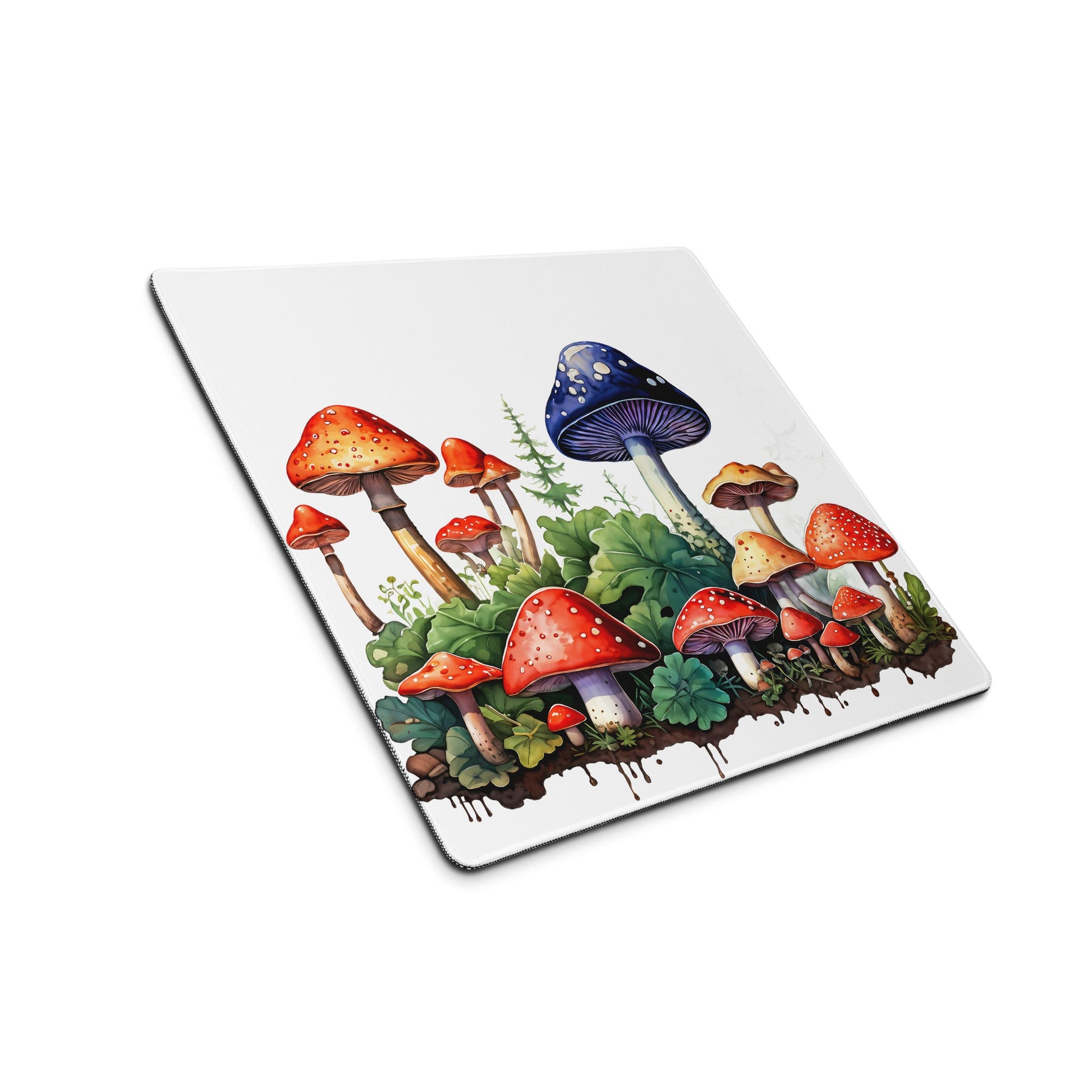 Mushroom Forest Watercolor Art Gaming Mouse Pad - Mouse Pads - Discovery Co.