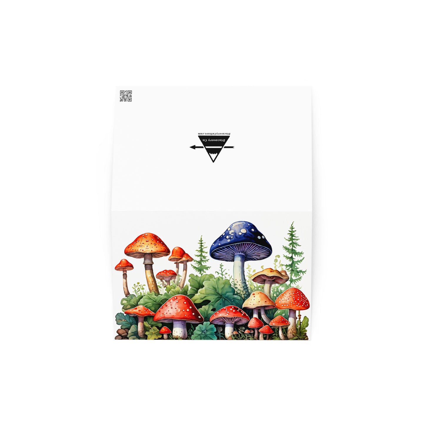 Mushroom Forest Watercolor Art Greeting Card - Greeting Card - Discovery Co.