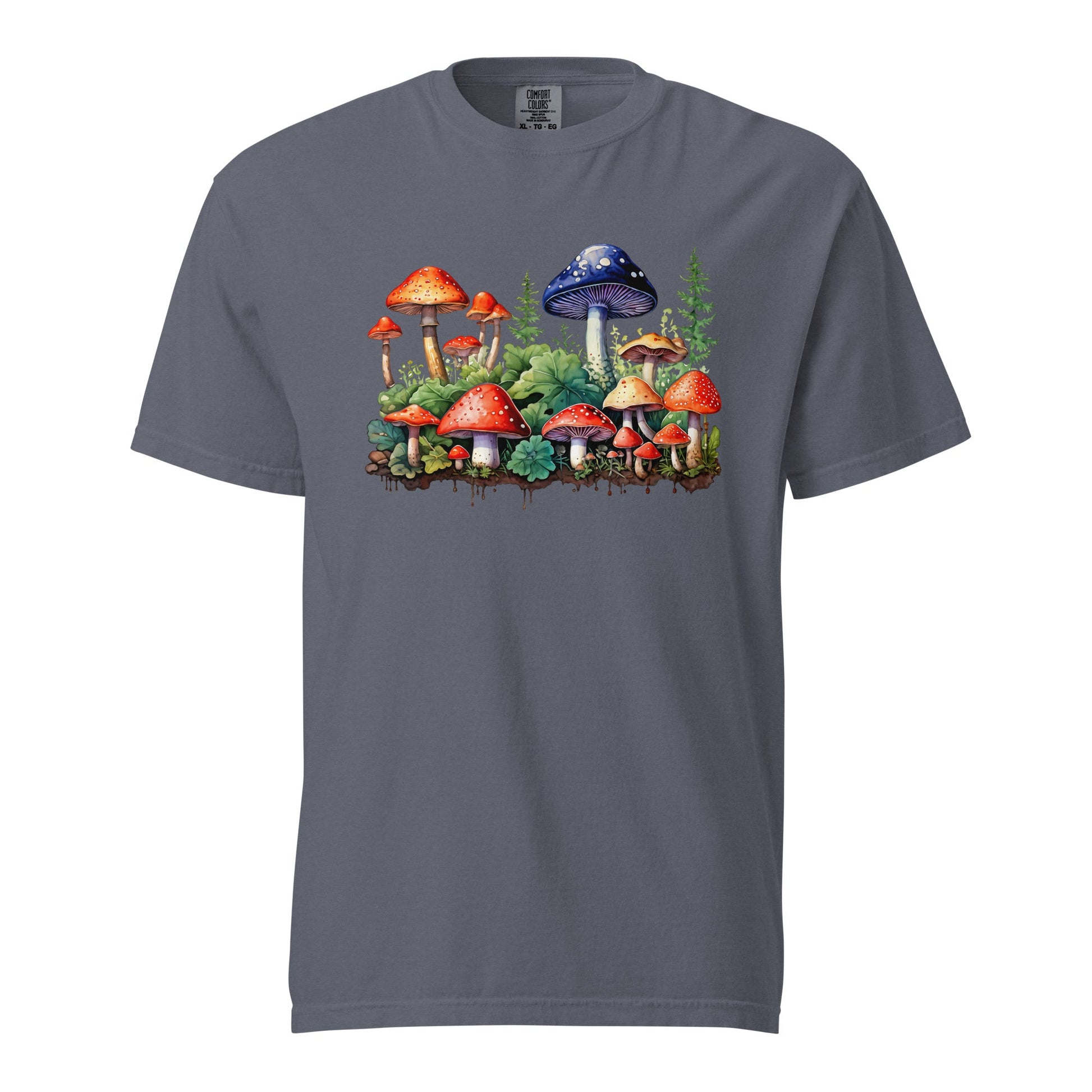 Mushroom Forest Watercolor Art Women's (Unisex) Premium Tee - Women's Shirts - Discovery Co.