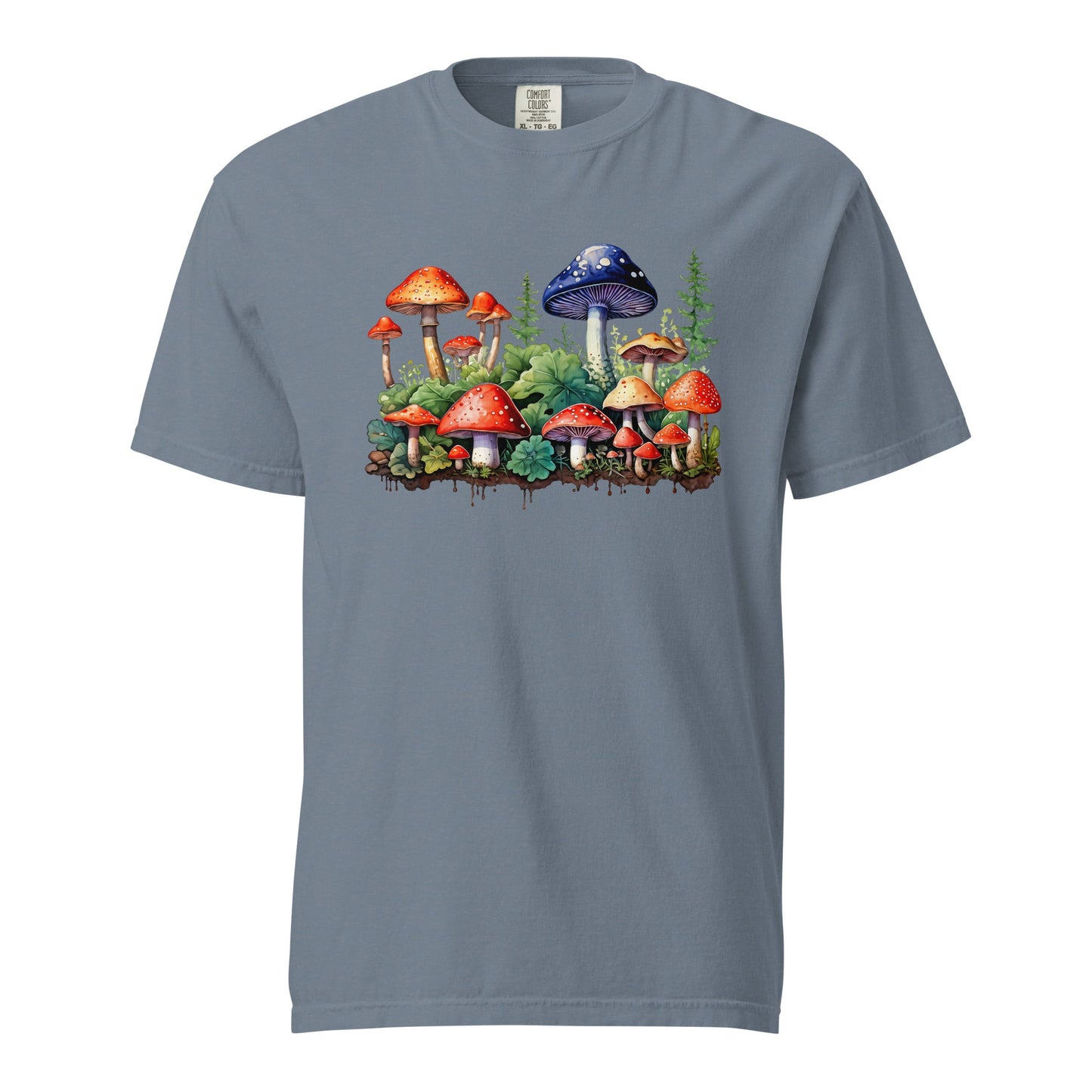 Mushroom Forest Watercolor Art Women's (Unisex) Premium Tee - Women's Shirts - Discovery Co.