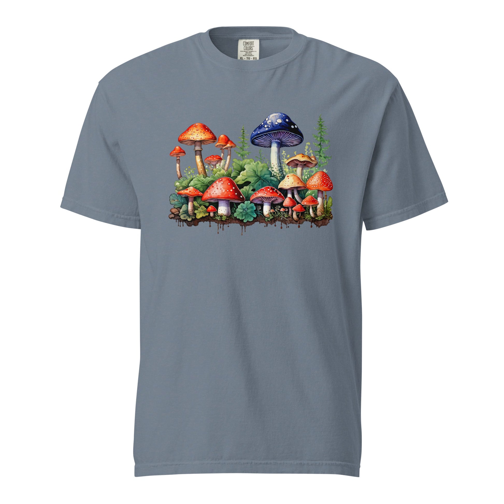 Mushroom Forest Watercolor Art Women's (Unisex) Premium Tee - Women's Shirts - Discovery Co.