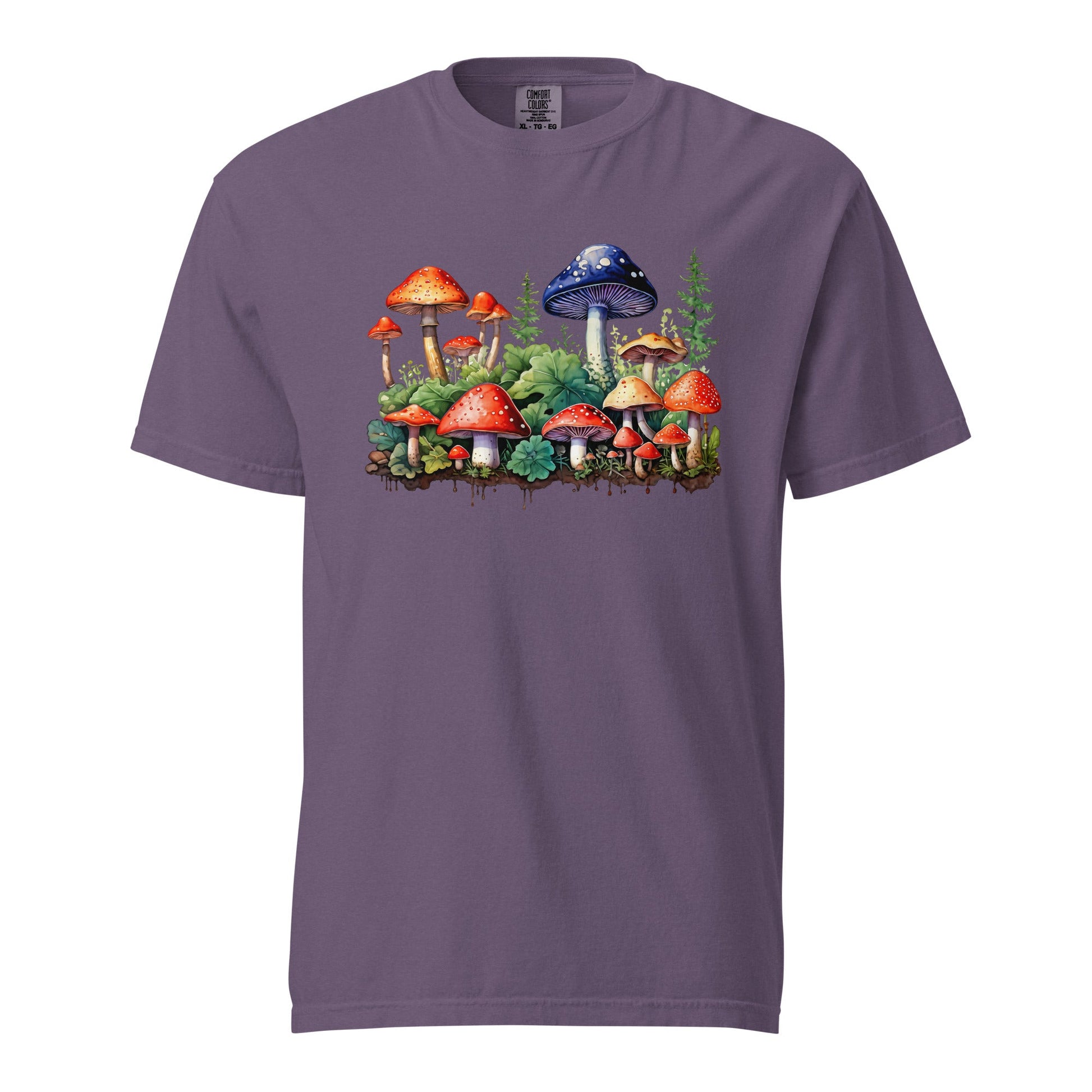 Mushroom Forest Watercolor Art Women's (Unisex) Premium Tee - Women's Shirts - Discovery Co.
