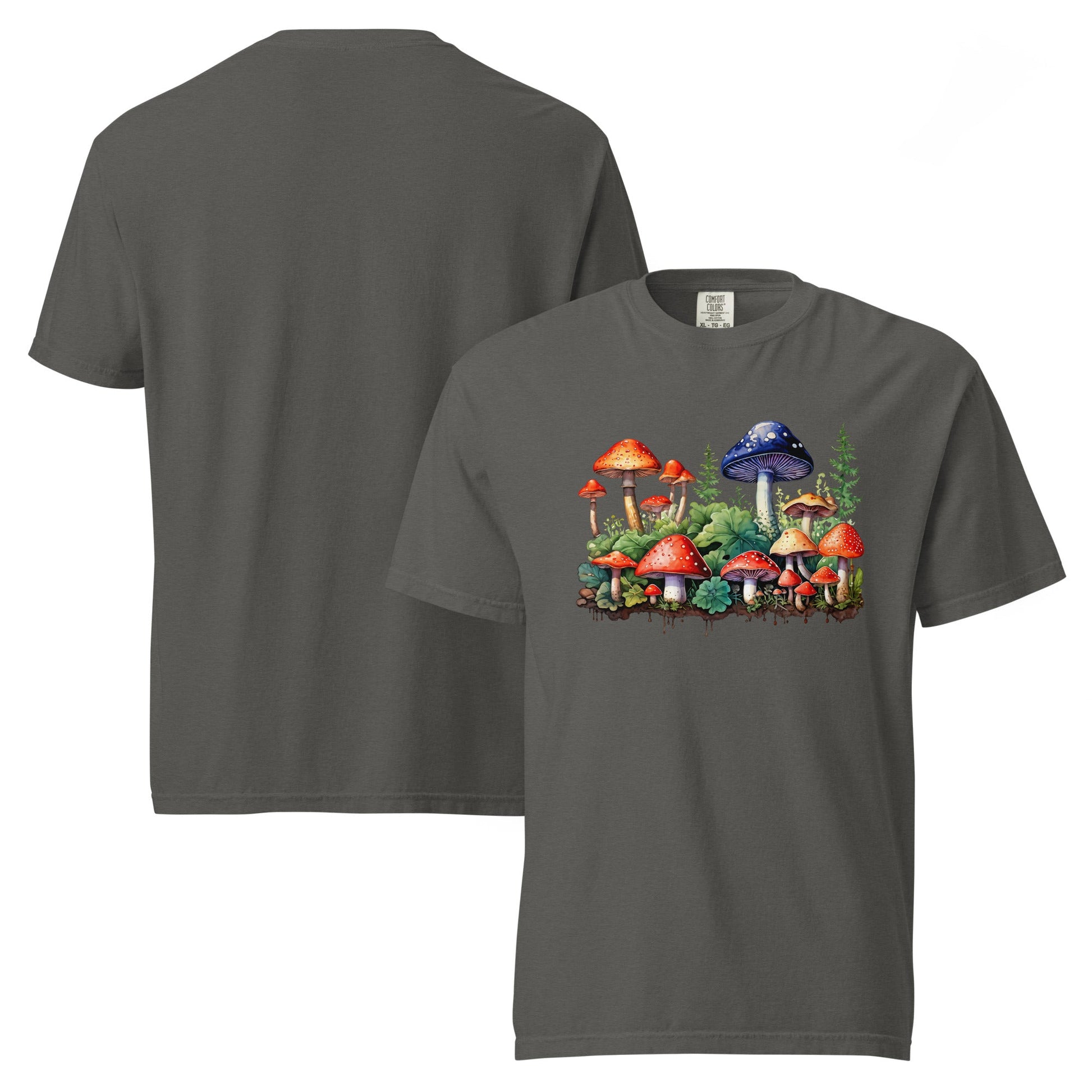 Mushroom Forest Watercolor Art Women's (Unisex) Premium Tee - Women's Shirts - Discovery Co.