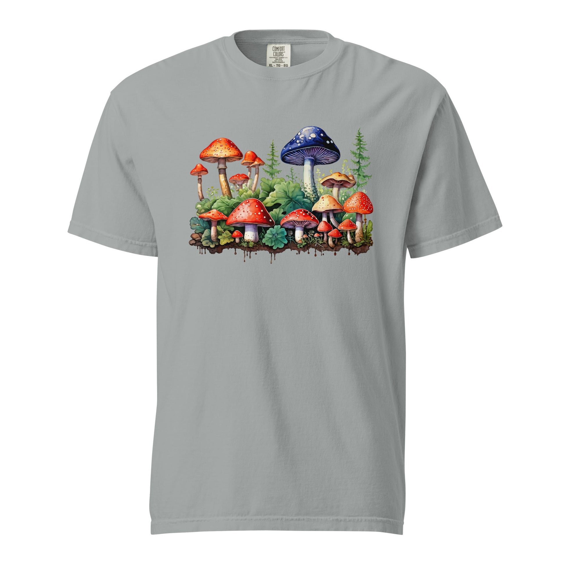 Mushroom Forest Watercolor Art Women's (Unisex) Premium Tee - Women's Shirts - Discovery Co.